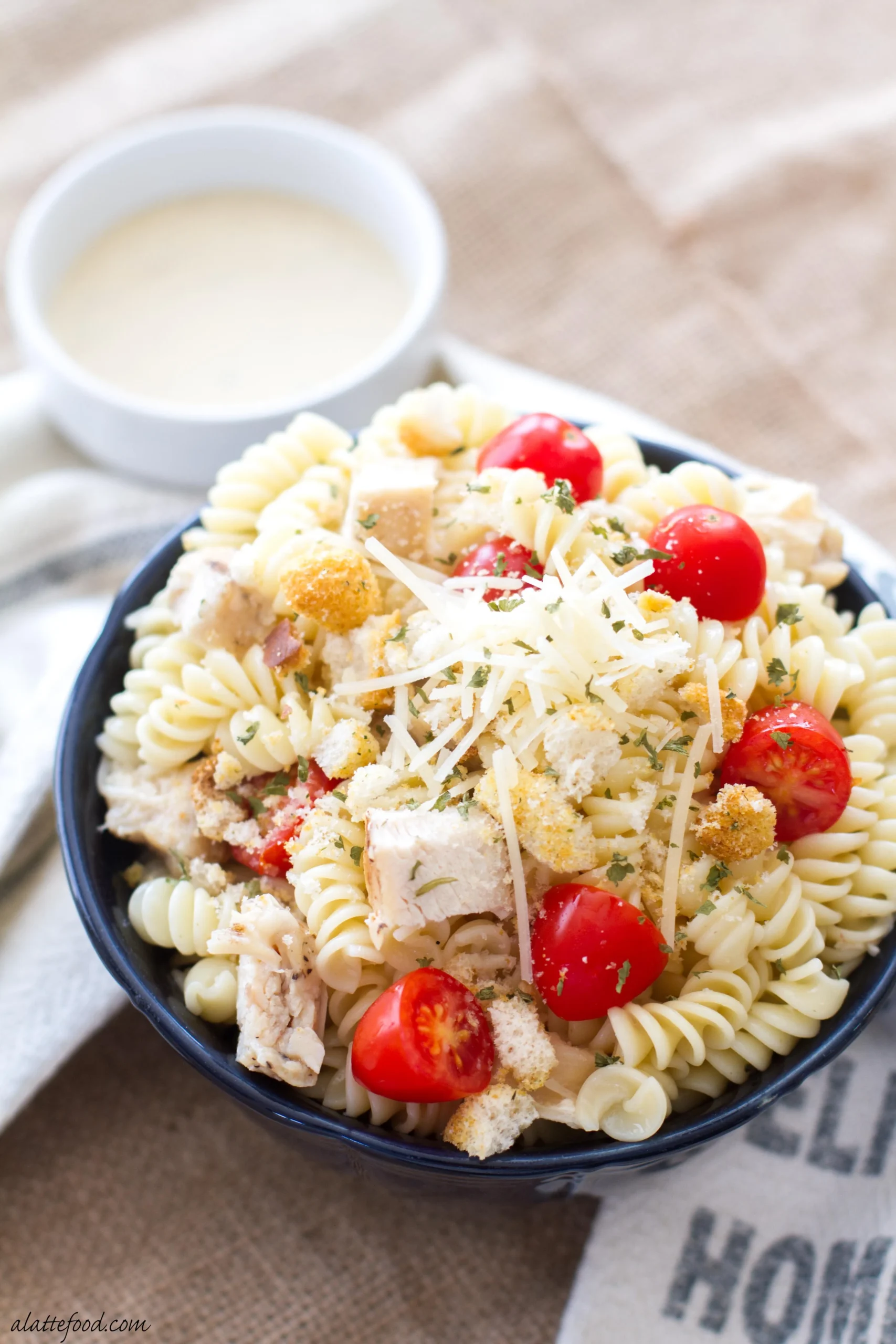 One Pot Chicken Caesar Pasta