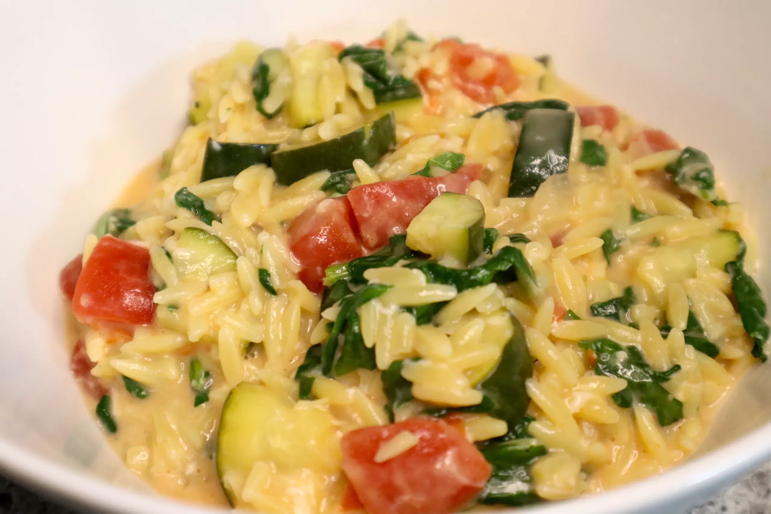 One Pot Creamy Lobster Orzo