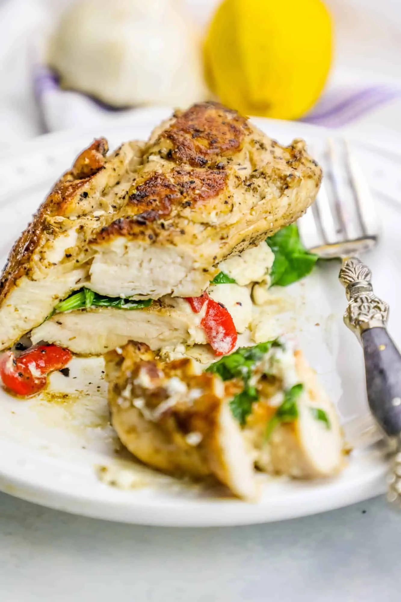 One Pot Creamy Stuffed Chicken