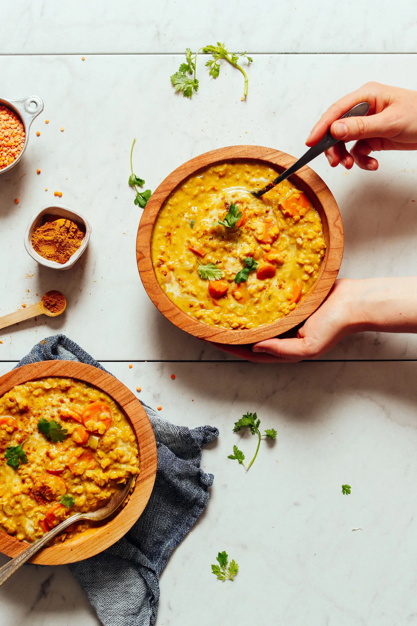 One Pot Golden Lentil Curry