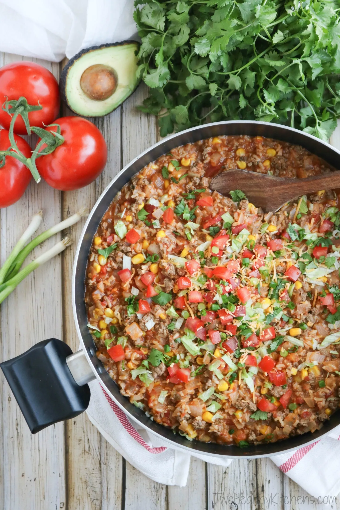 One Skillet Mexican Dinner