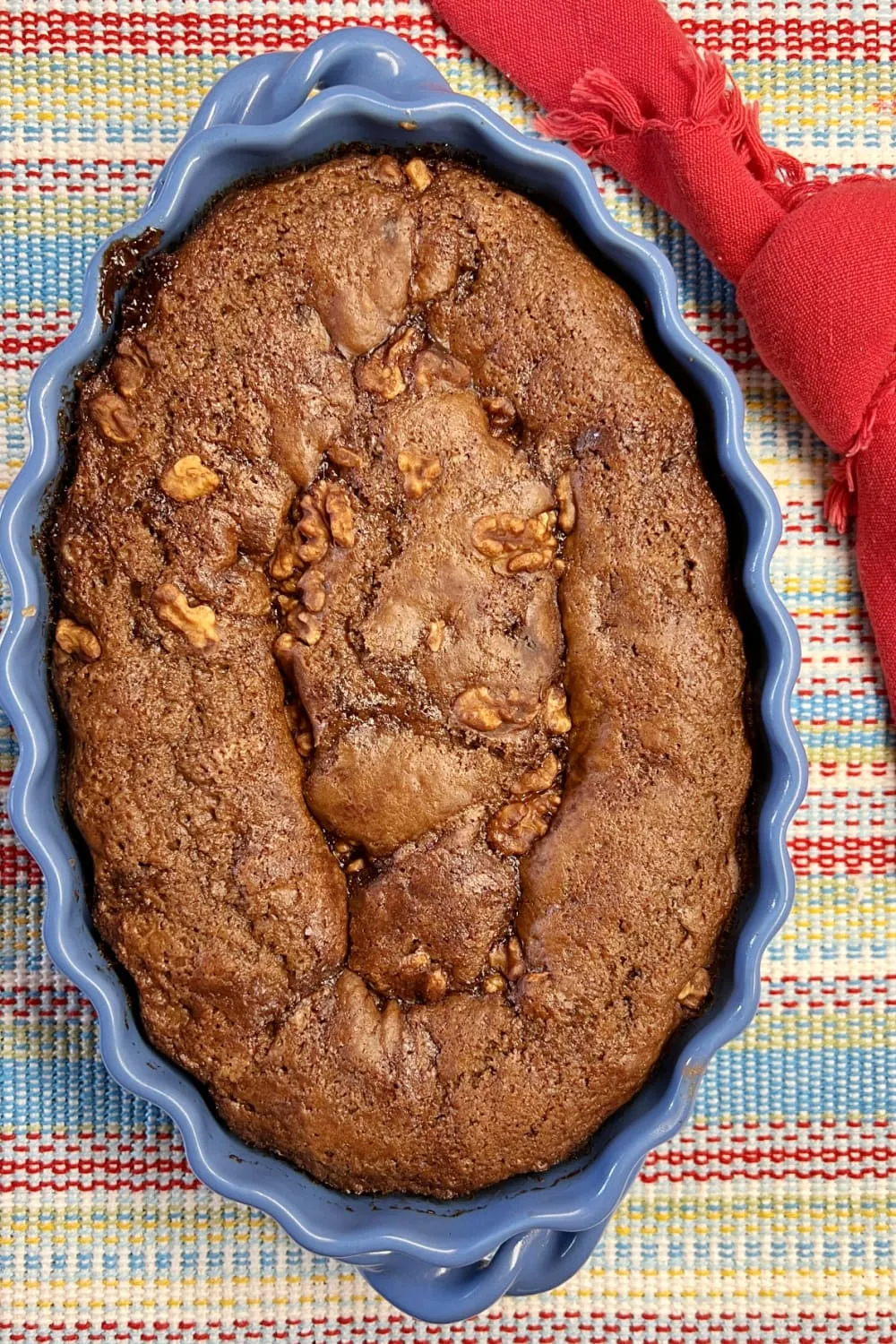 Ooey Gooey Warm Brownie Cobbler