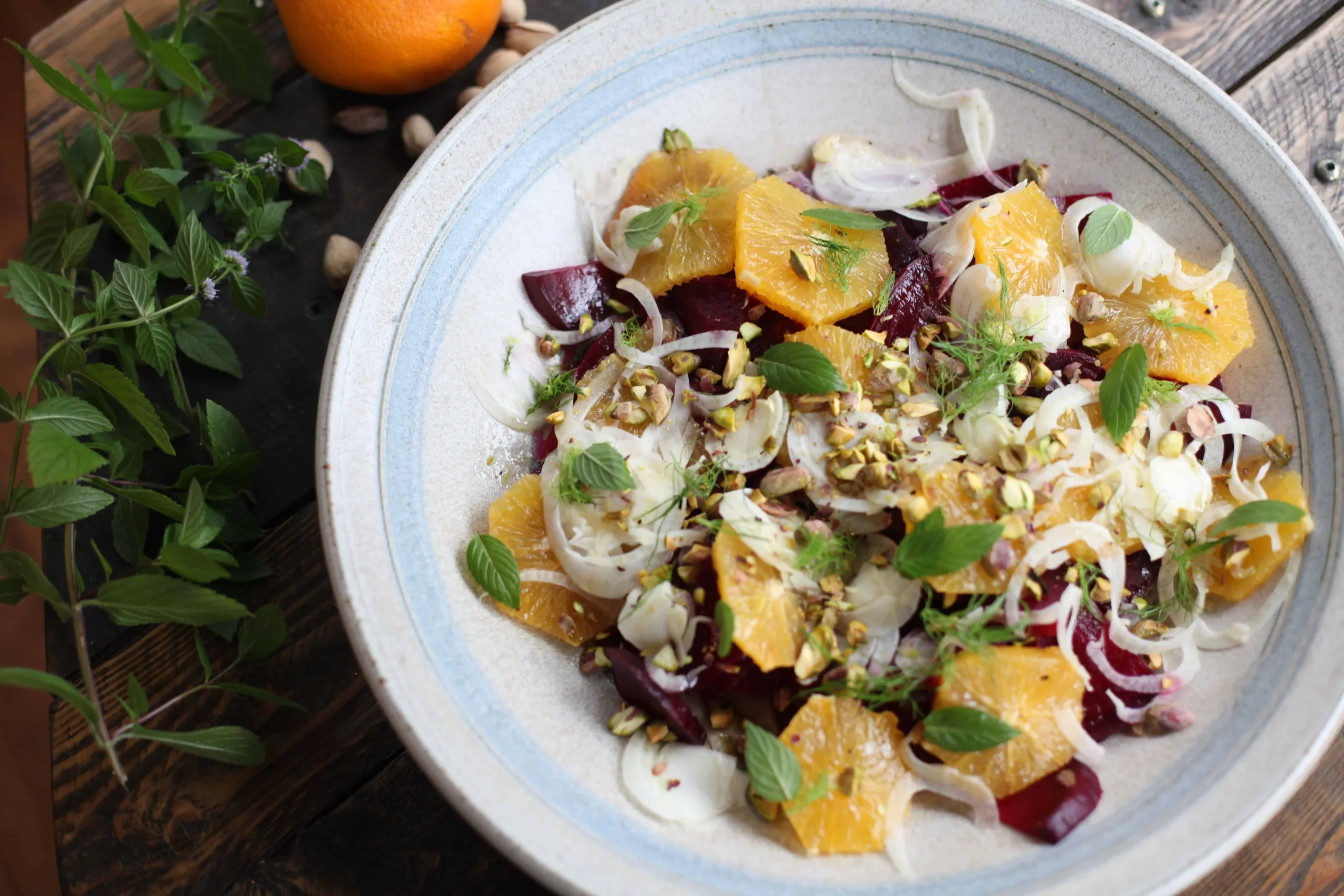 Orange Beet Fennel Salad