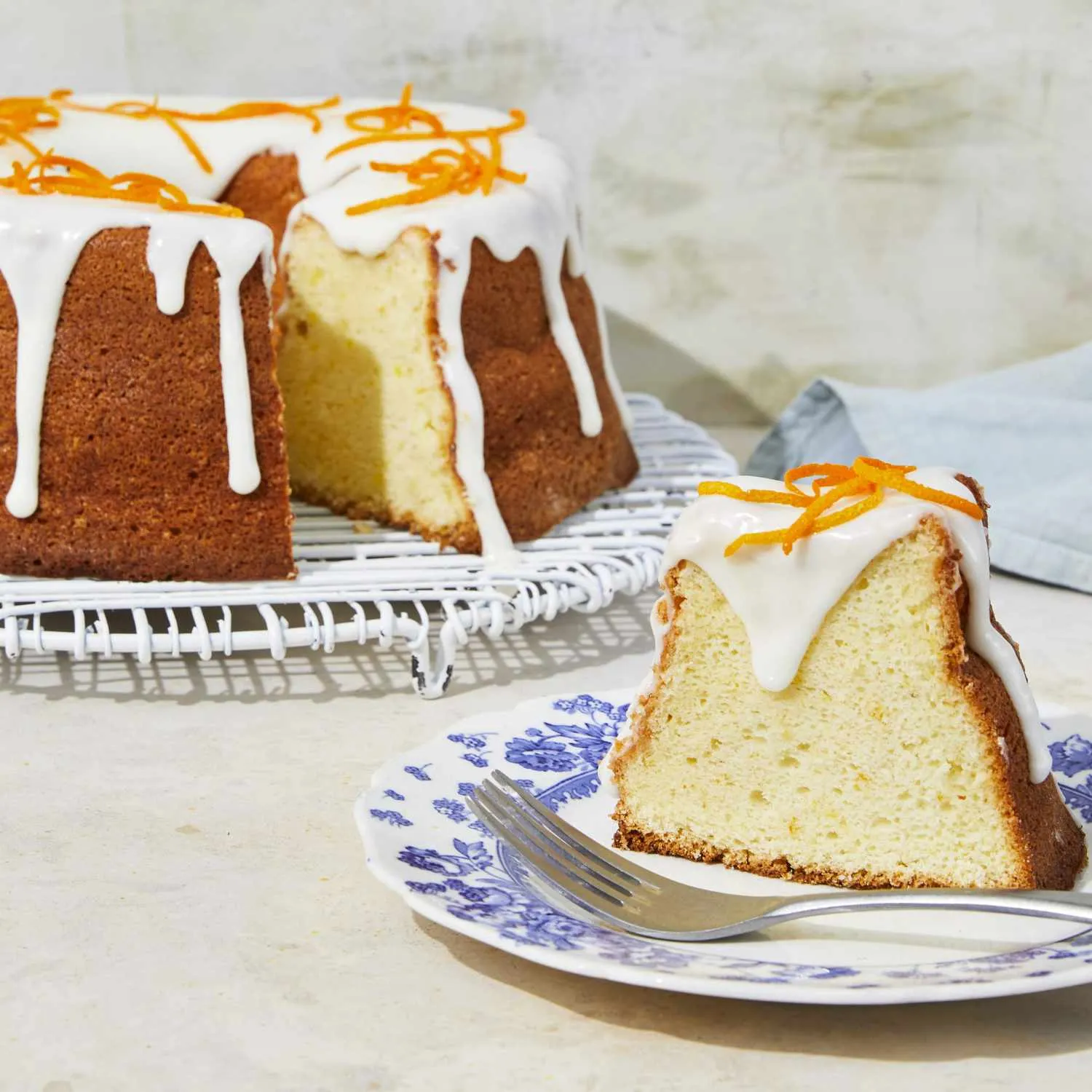 Orange Chiffon Cake Pistachio