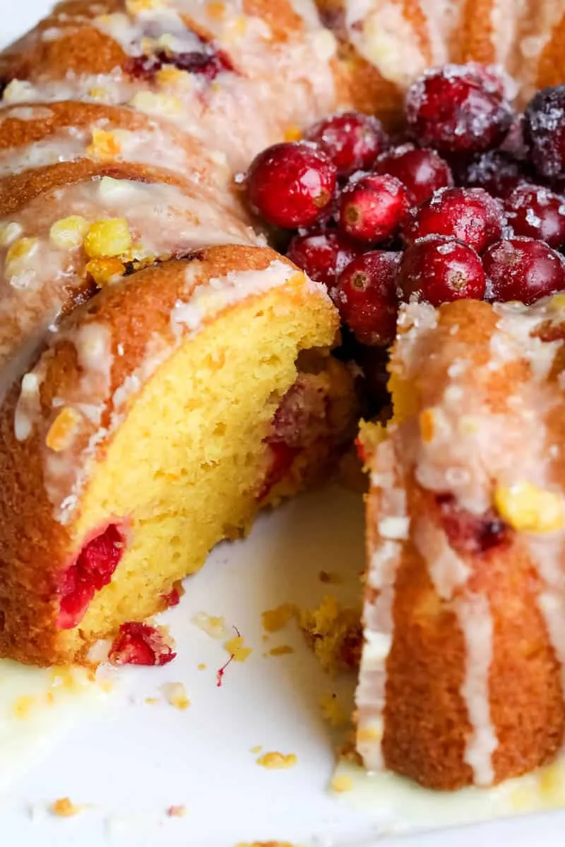 Orange Cranberry Cake Roll