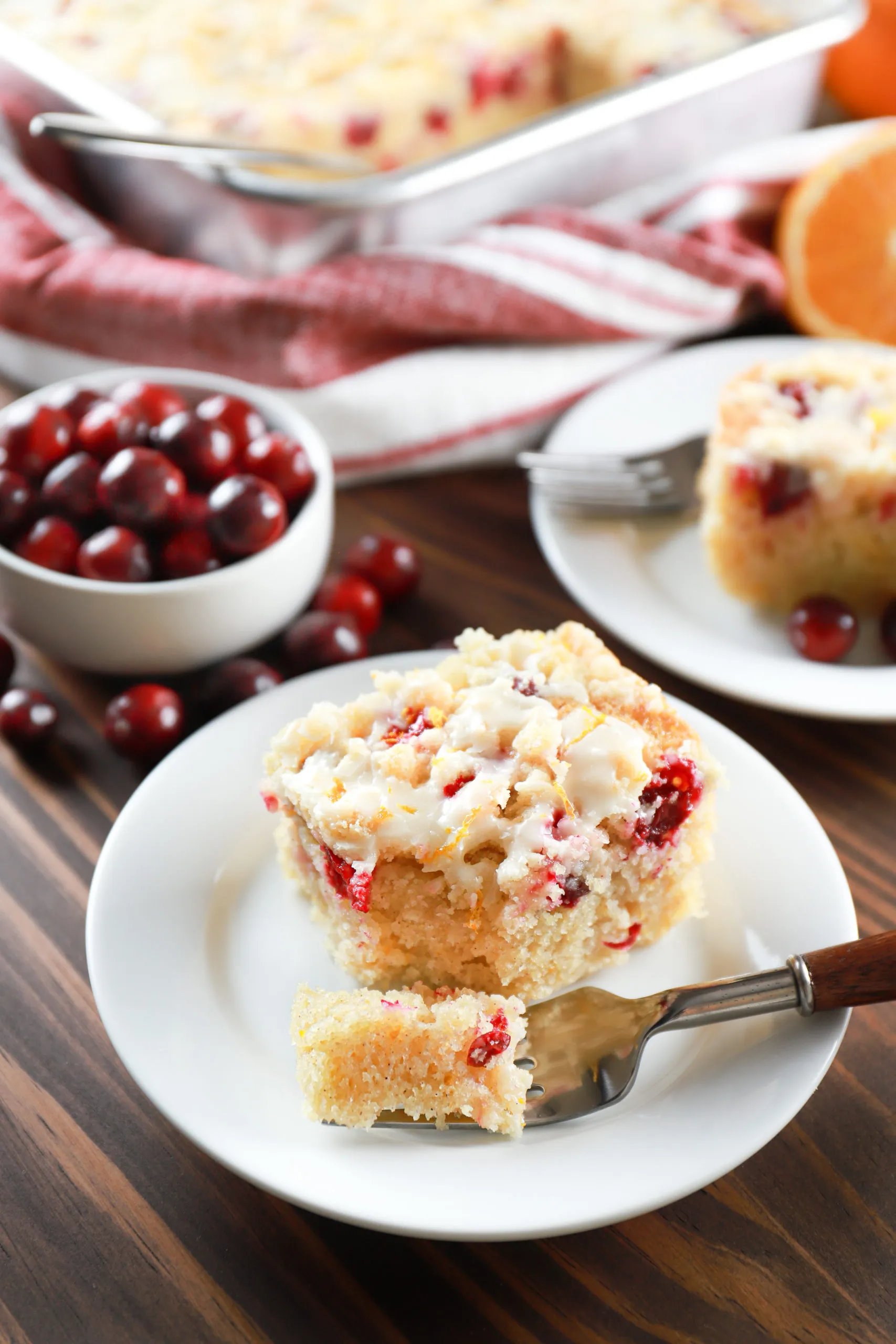 Orange Cranberry Coffee Cake