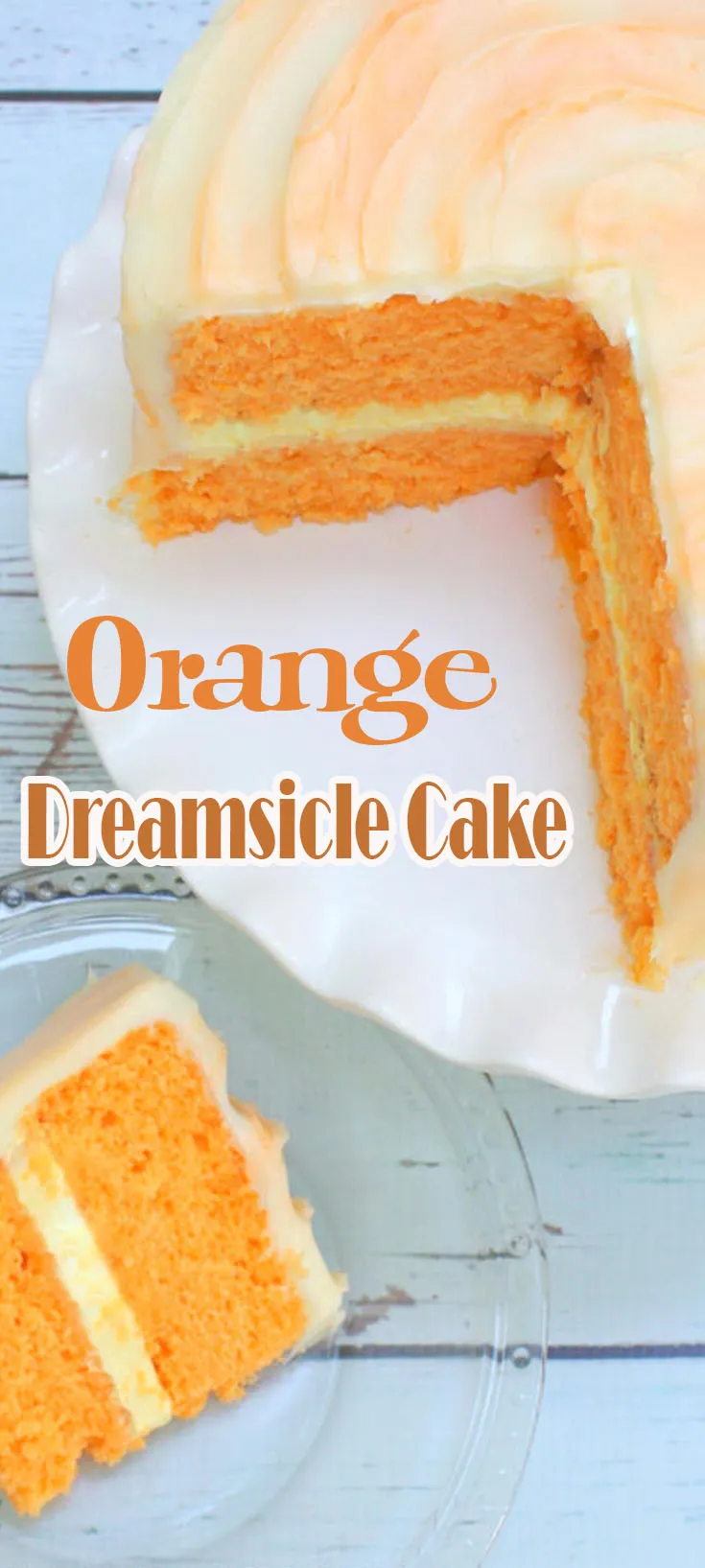 Orange Dreamsicle Jello Cake
