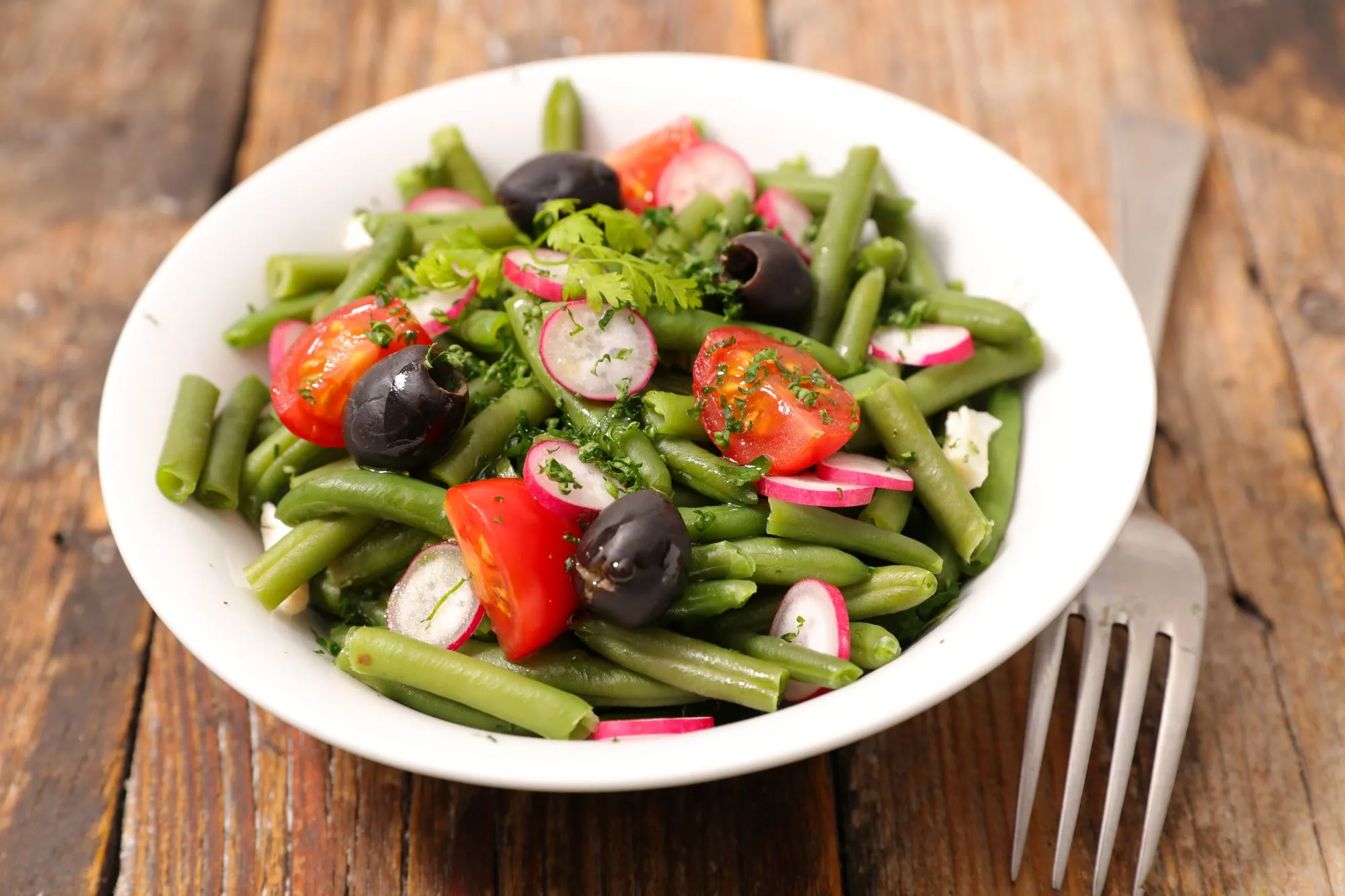 Orange Pine Nut Green Bean Salad