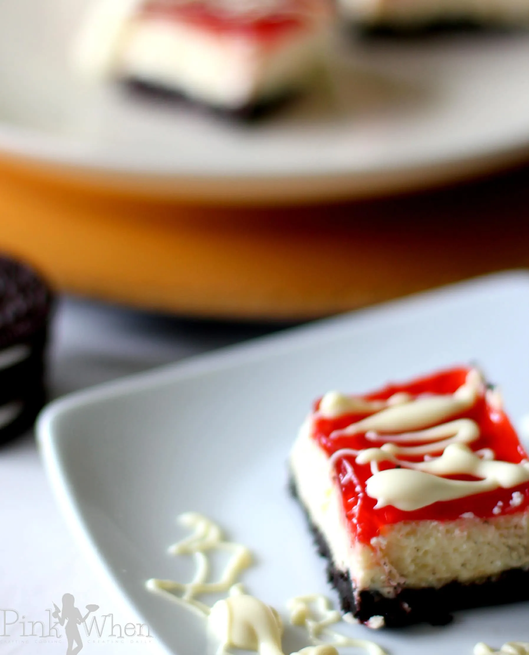 Oreo Cheesecake Chocolate Covered Strawberry Bars