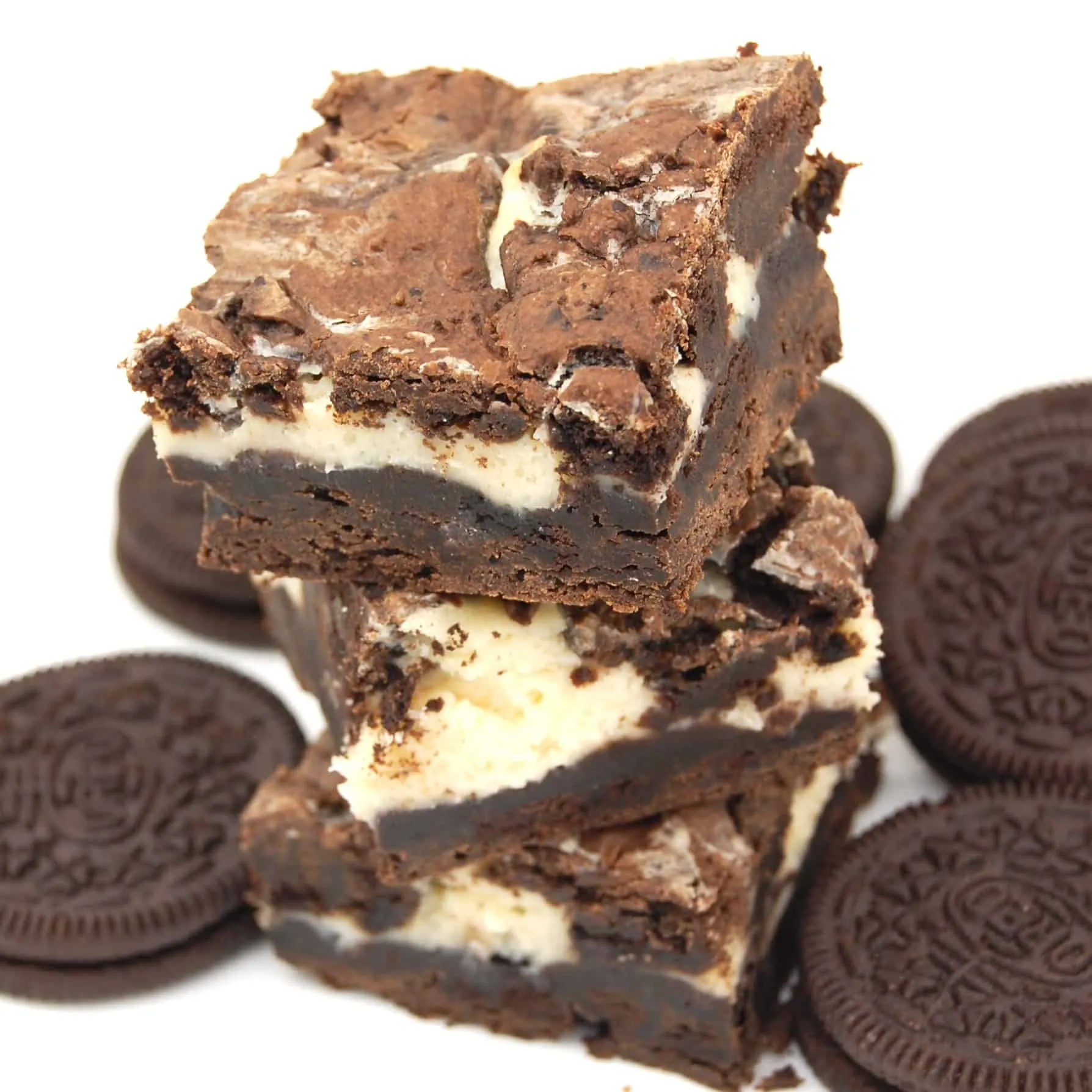 Oreo Cream Cheese Brownies