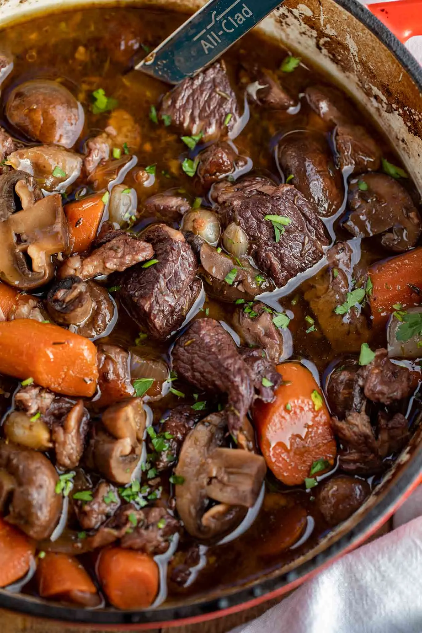 Oven Braised Beef with Burgundy