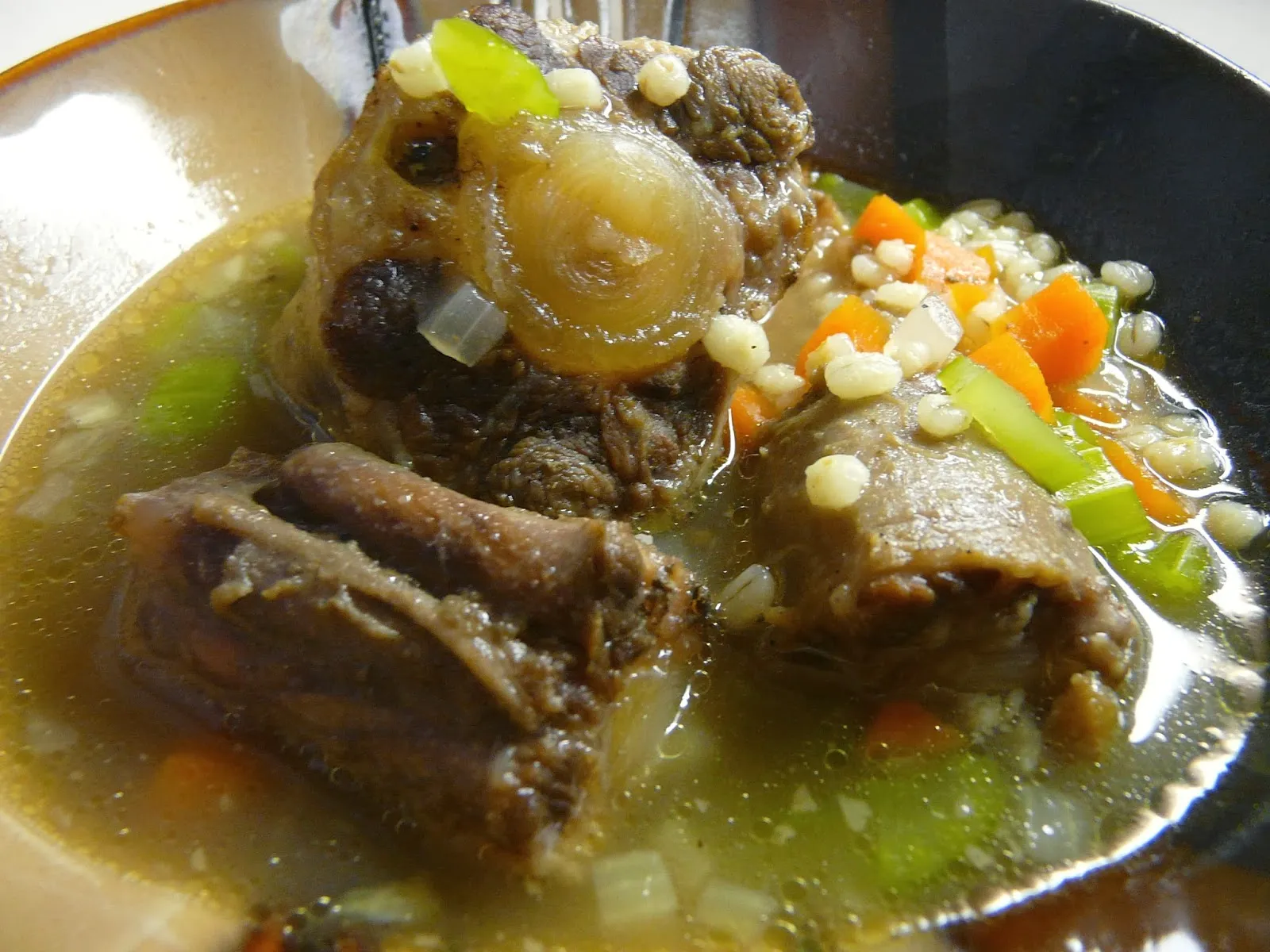 Oxtail Barley Soup a la Feivel