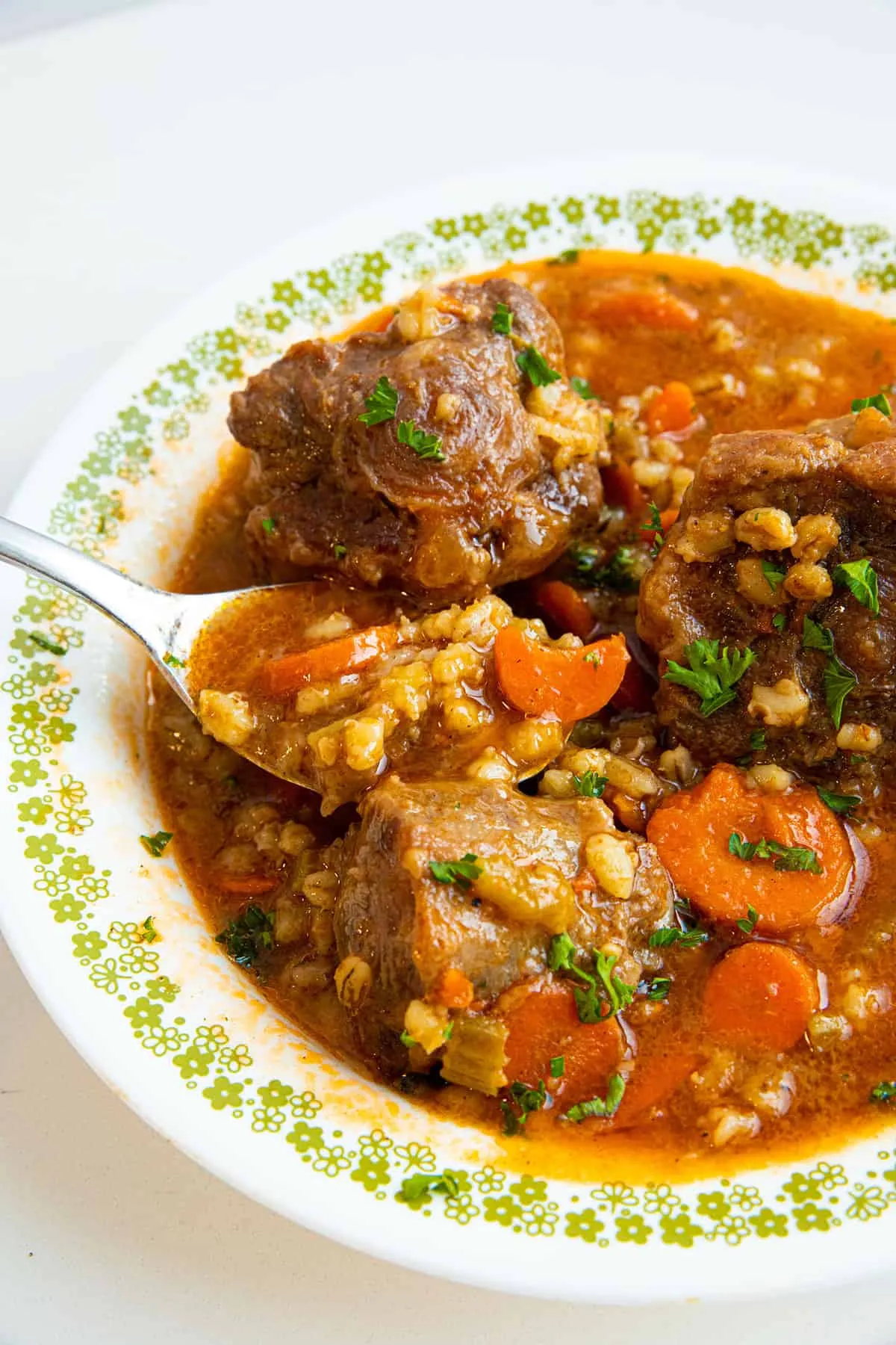 Oxtail and Barley Soup