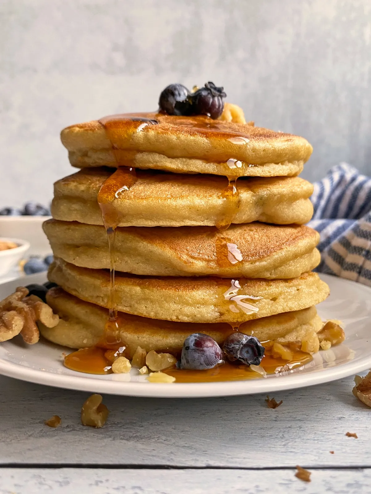 Paleo Pancakes with Blueberry Jam