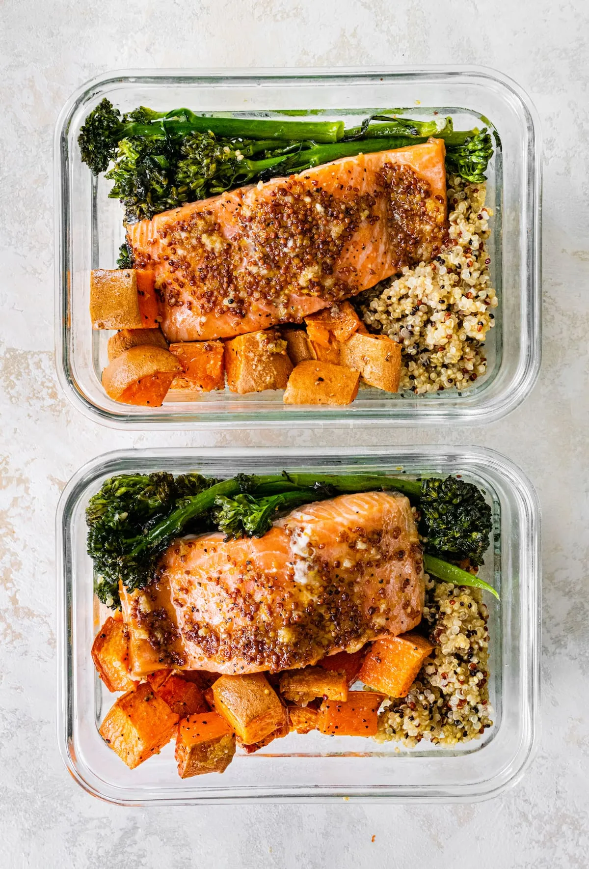 Paleo Salmon Meal Prep Bowls