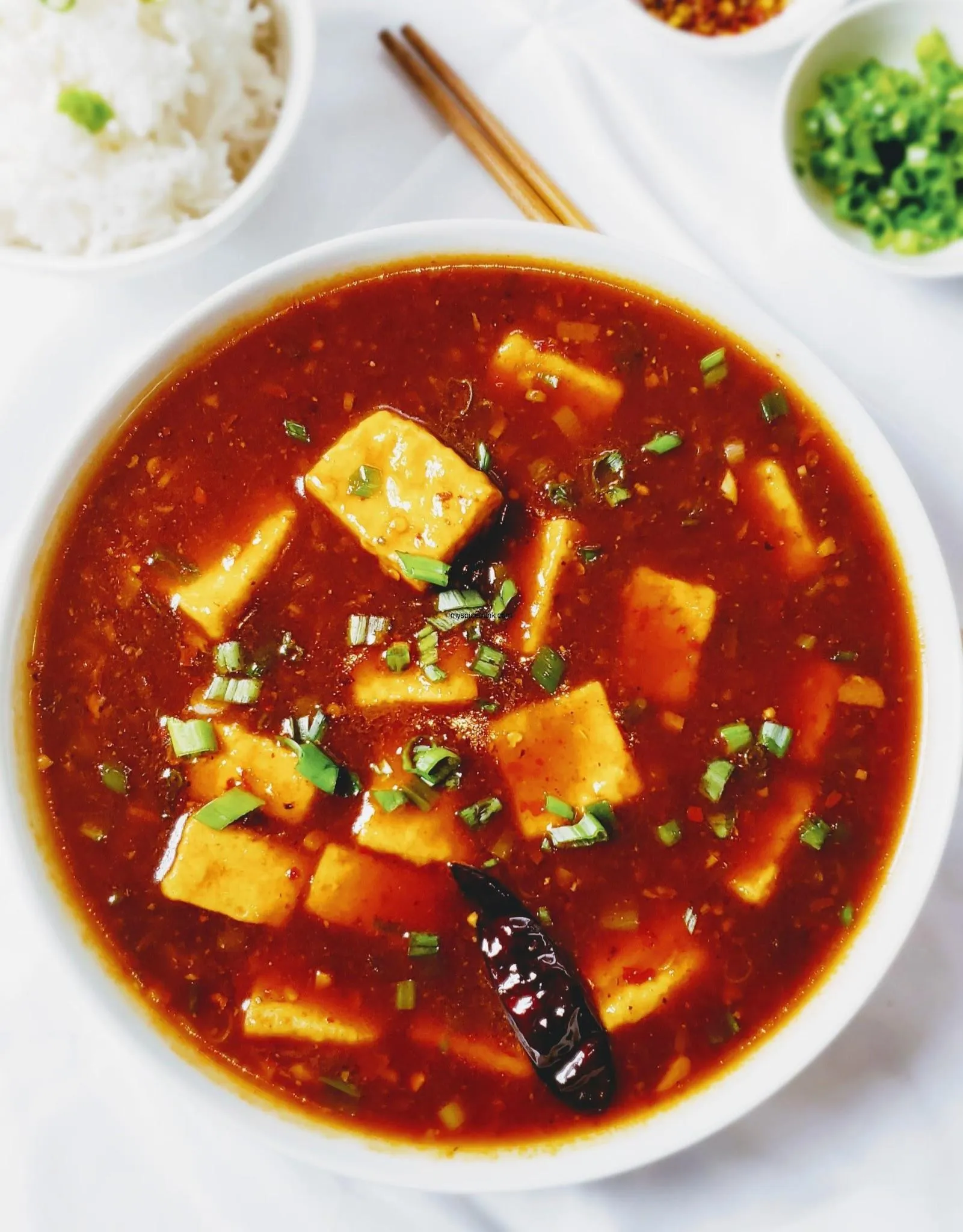 Paneer in Hot Garlic Sauce Indo Chinese