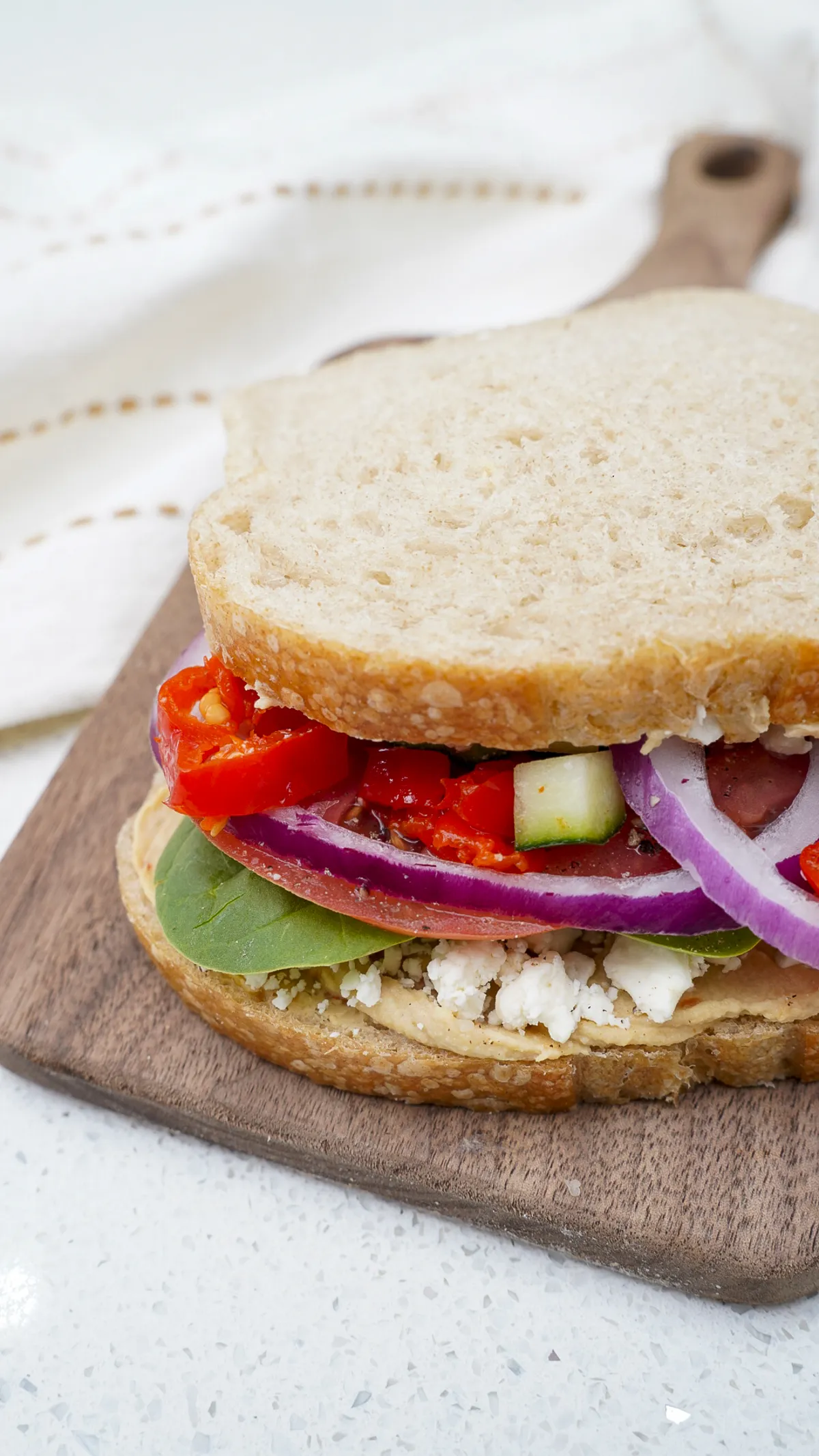 Panera Mediterranean Veggie Sandwich