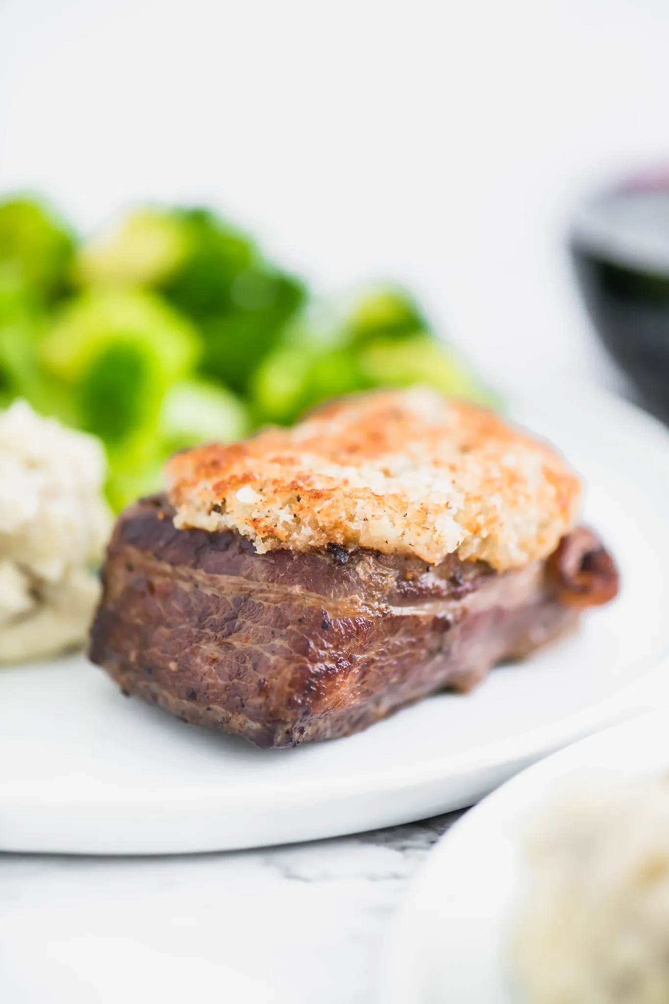 Parmesan Crusted Ham Steak