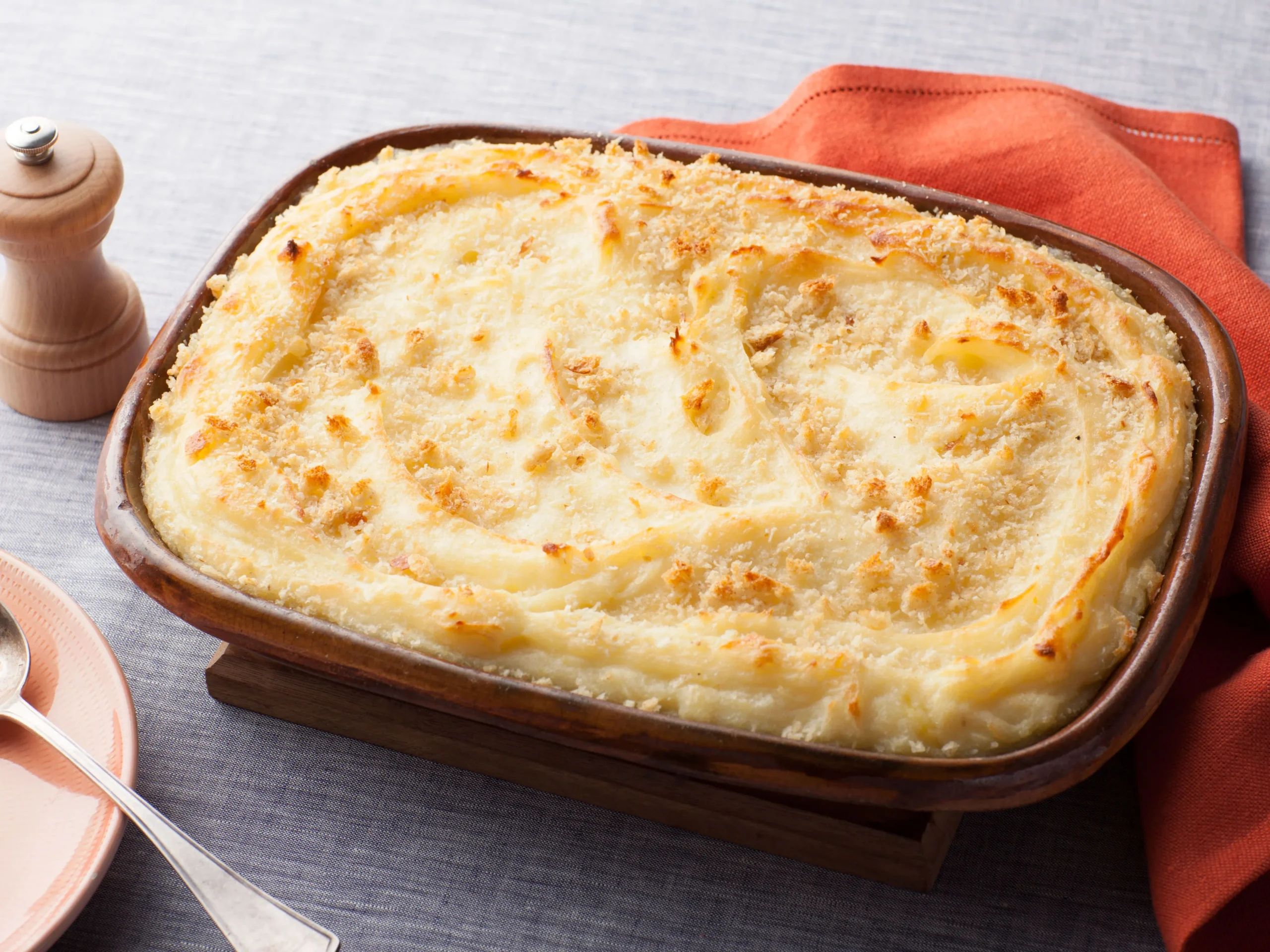 Parmesan Roasted Mashed Potatoes