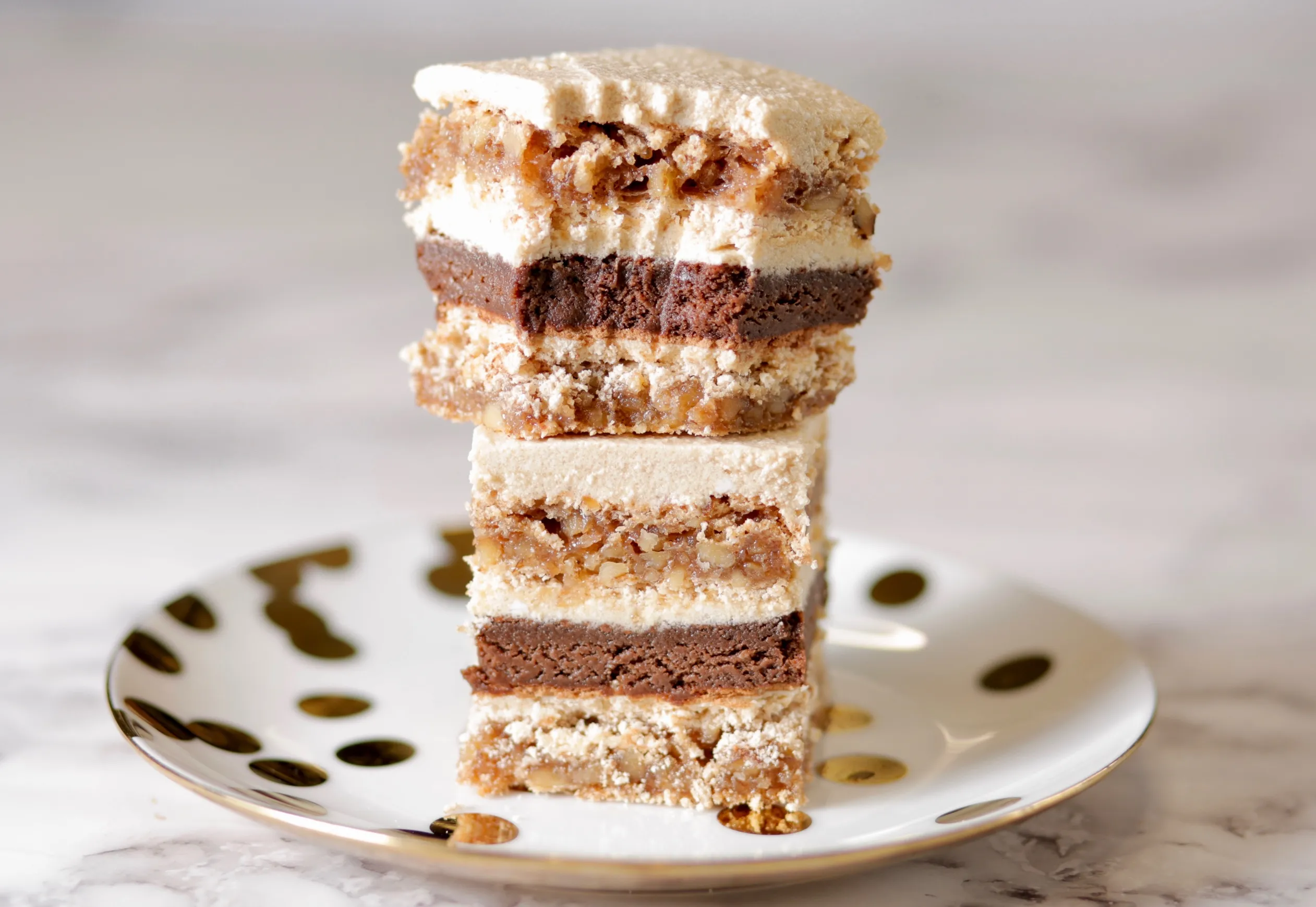 Passover Filbert Meringue Squares