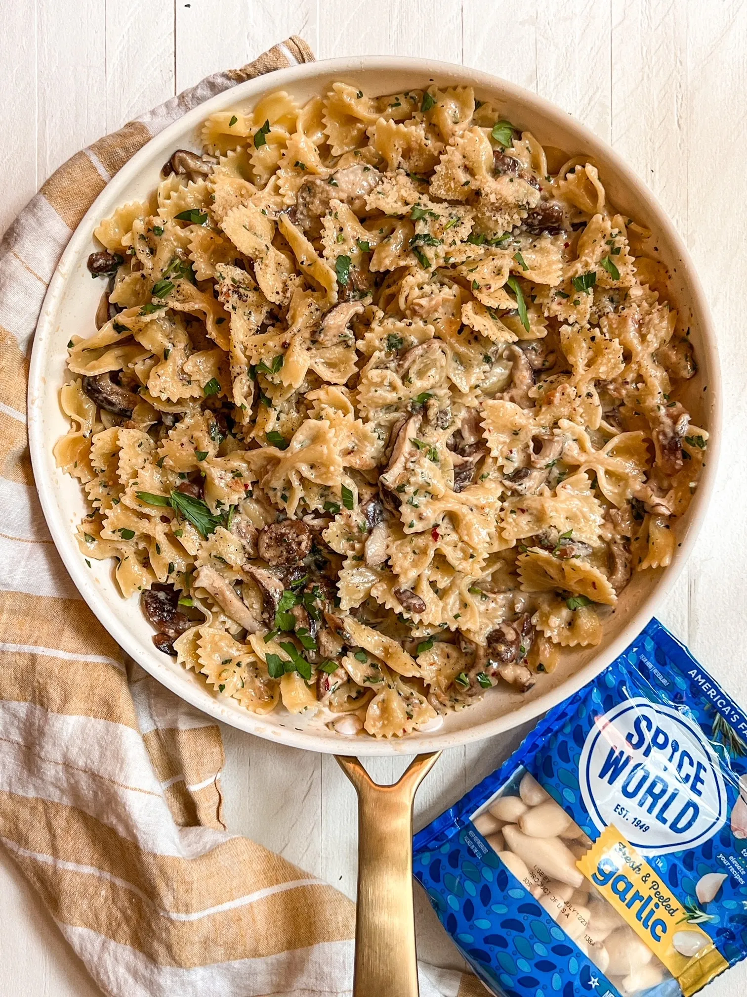 Pasta Spicy Roasted Mushroom