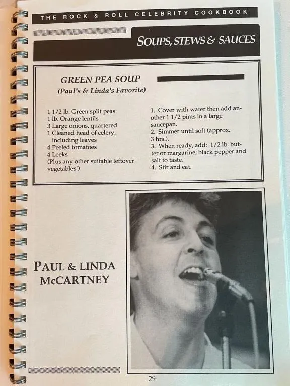 Paul and Linda McCartney's Green Pea Soup
