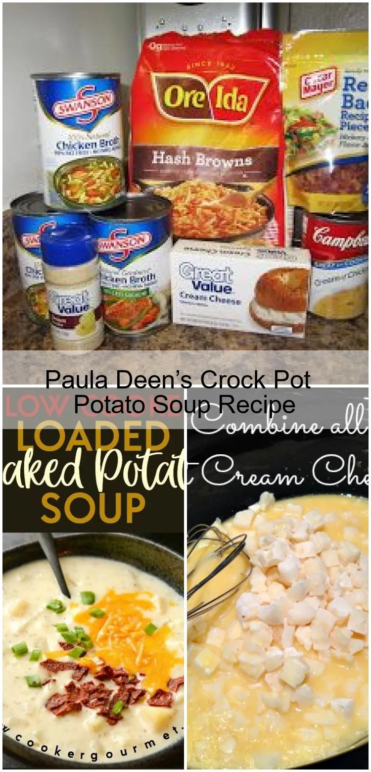 Paula Deen's Crockpot Potato Soup