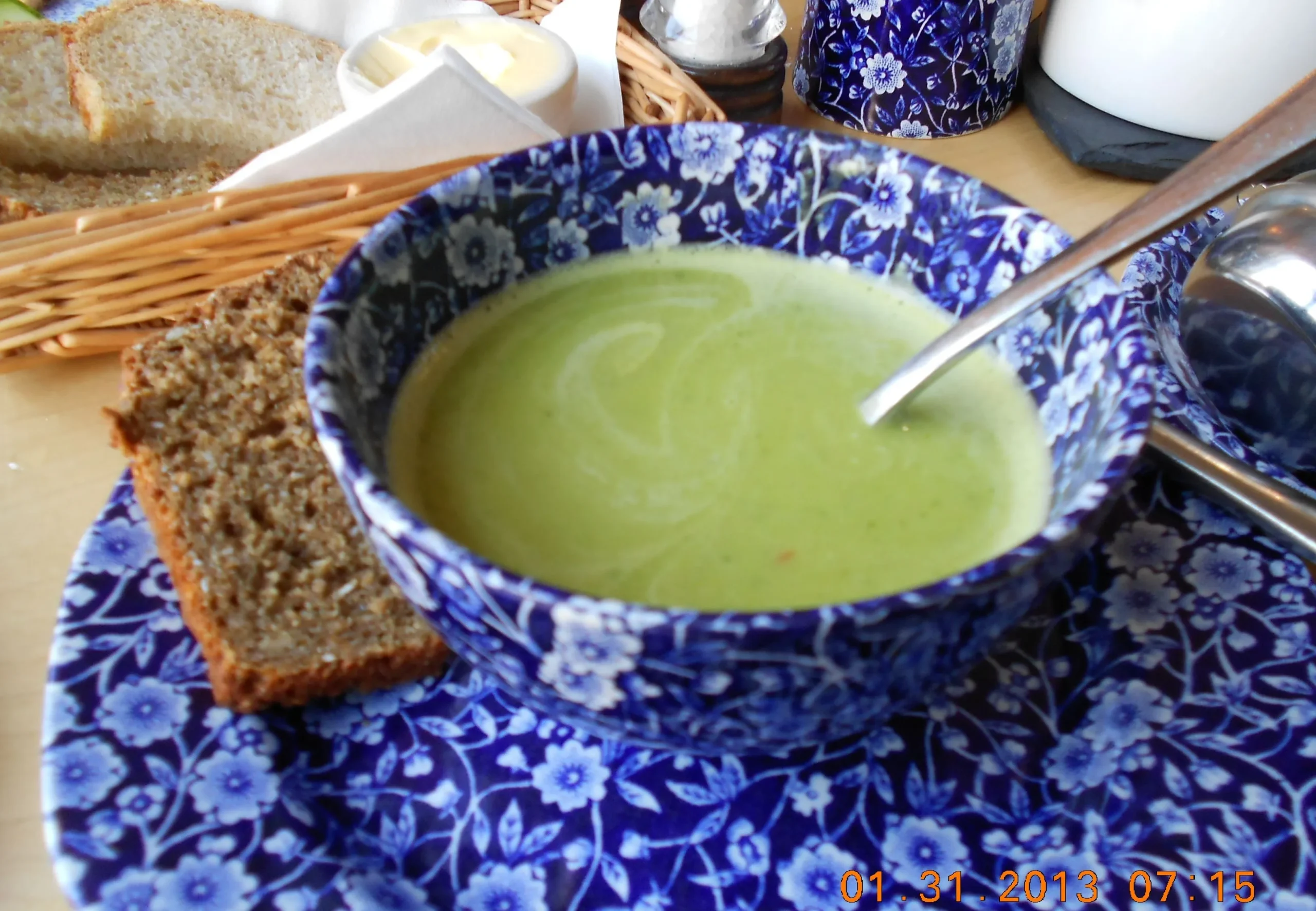 Pea Soup with Coriander