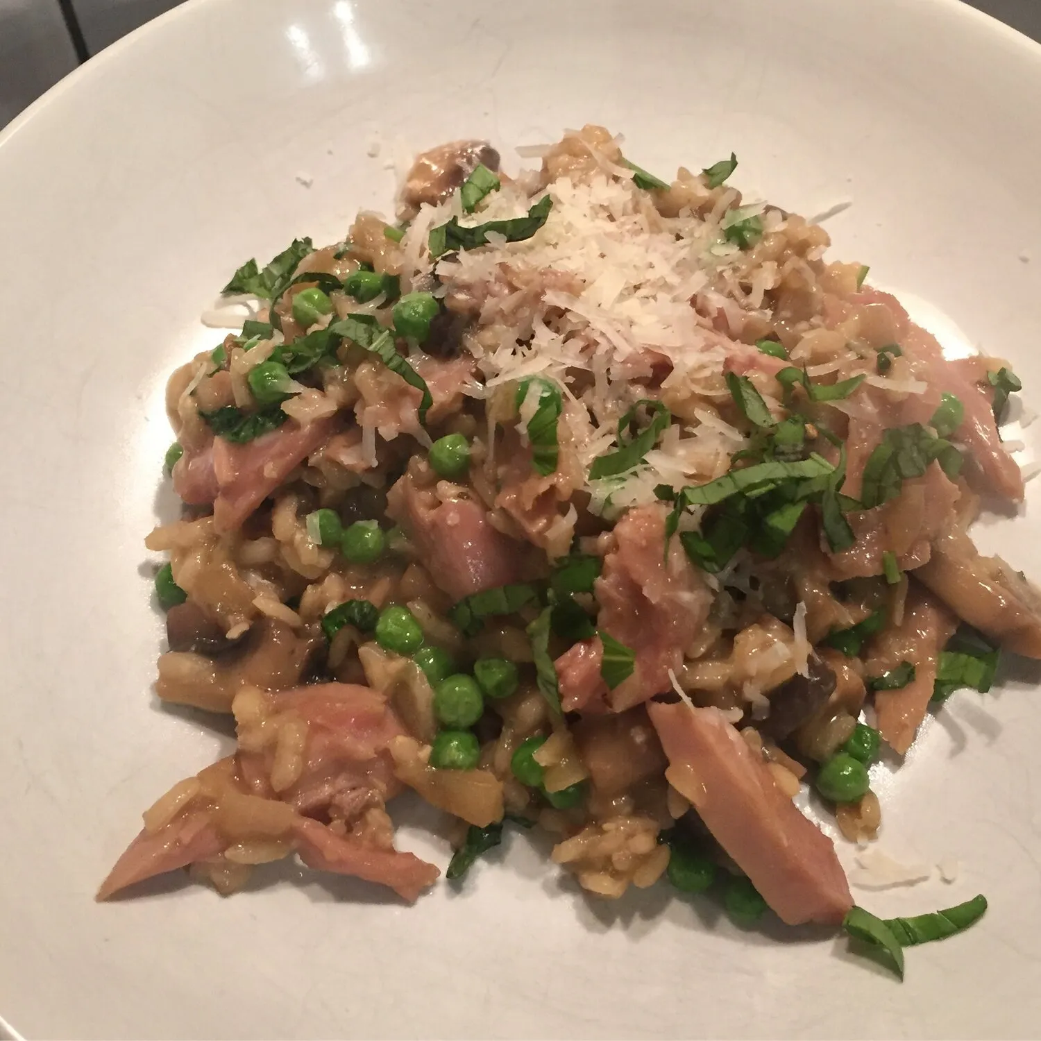 Pea and Gammon Risotto