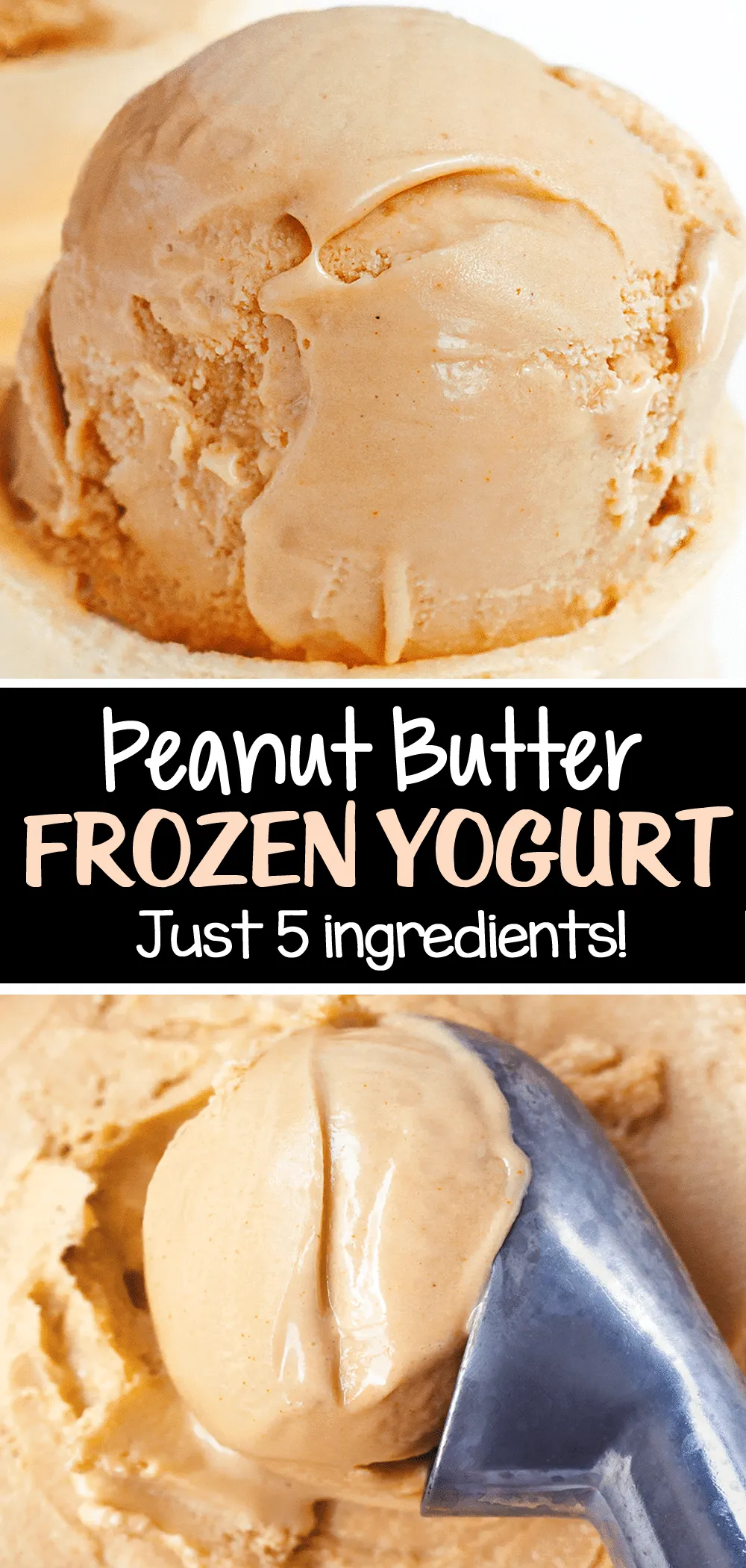 Peanut Butter Frozen Yogurt Dots