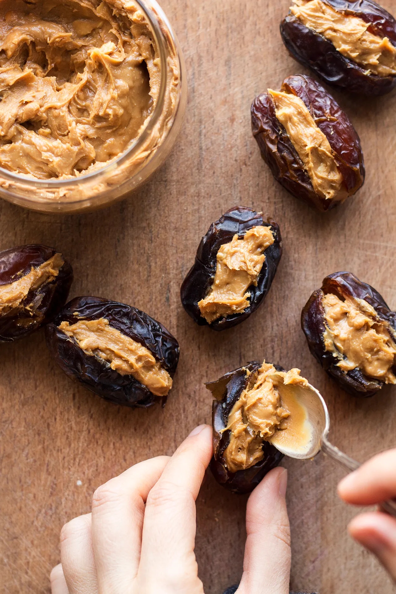 Peanut Butter Stuffed Dates