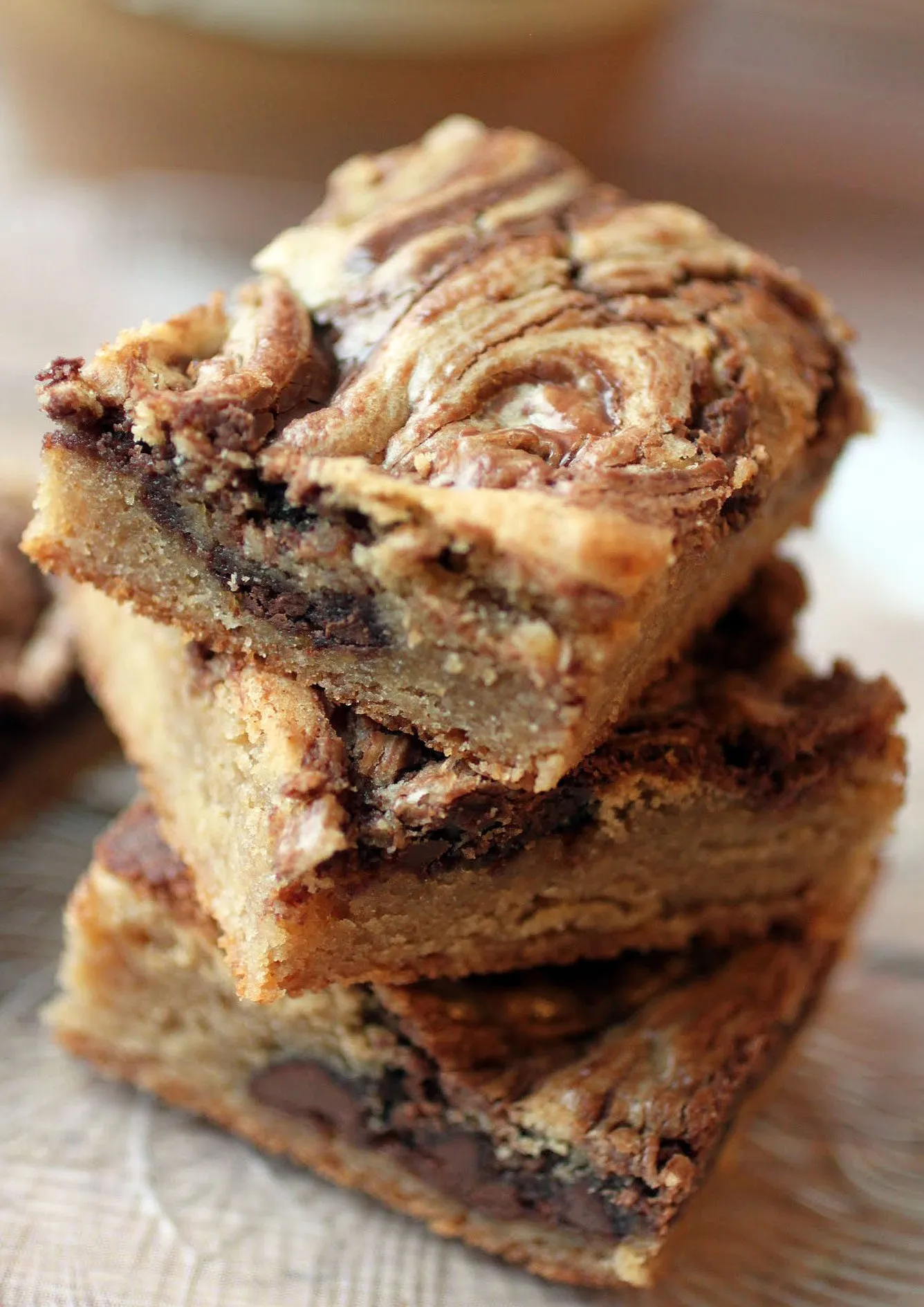 Peanut Butter Swirl Bars
