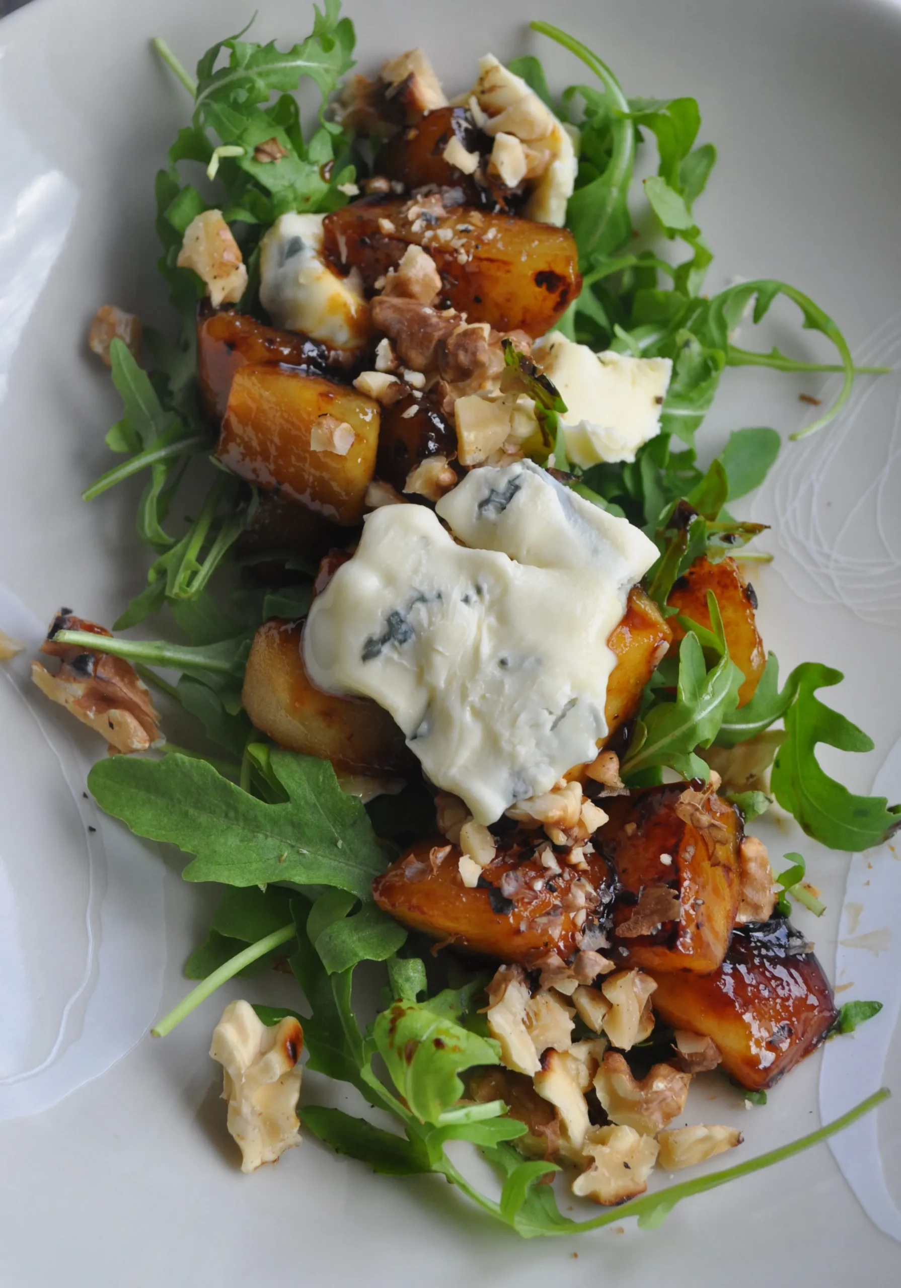 Pear and Blue Cheese Walnut Salad