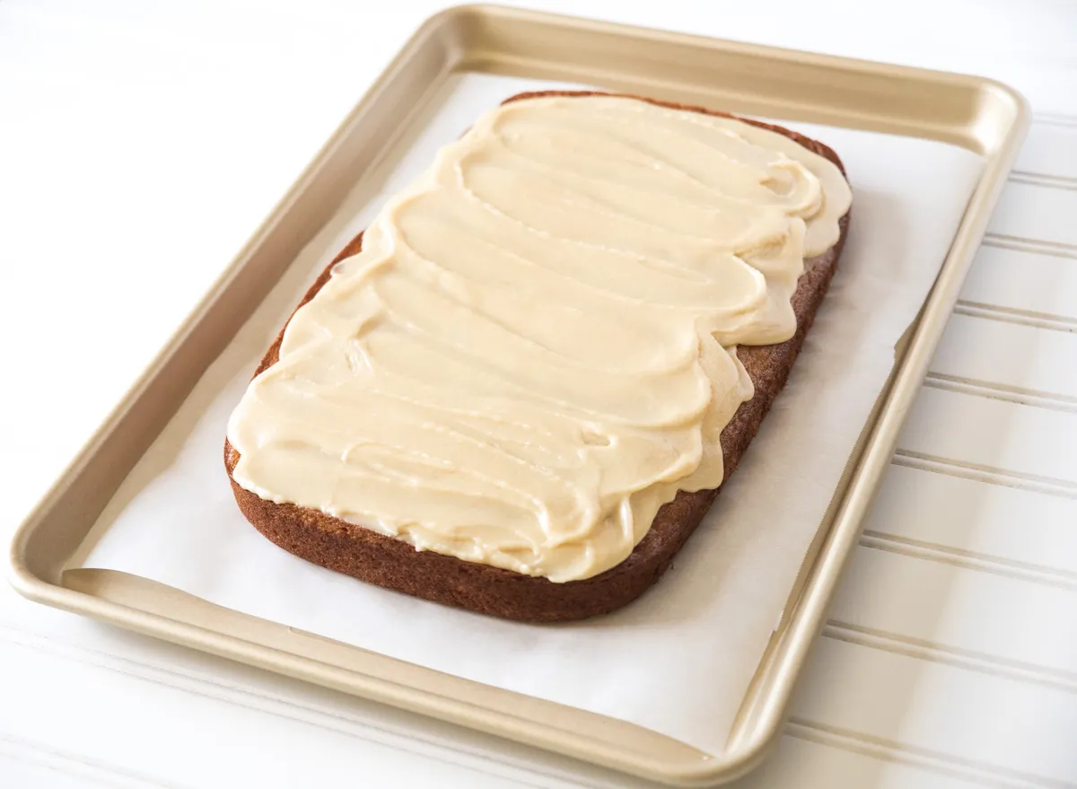 Penuche Icing for Banana Cake