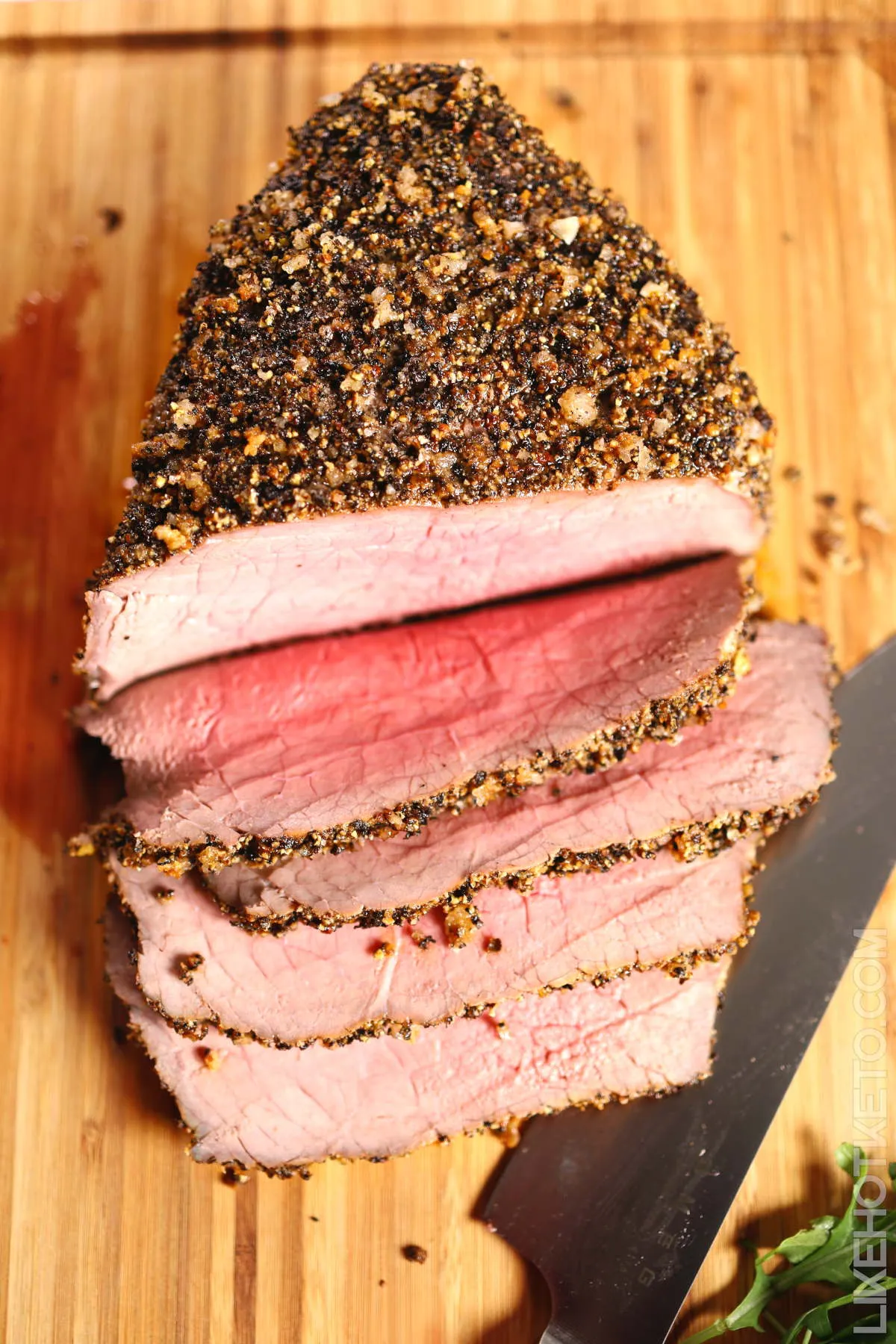 Peppercorn Sirloin Roast Beef