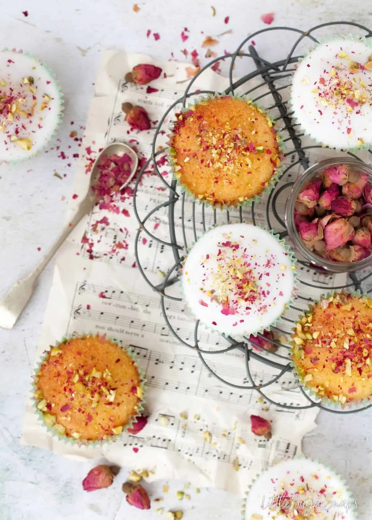 Persian Love Cake Cupcakes