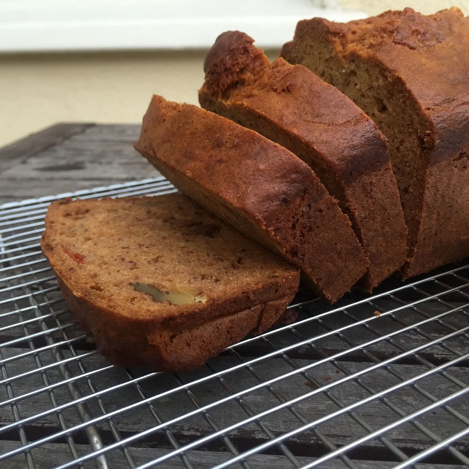 Persimmon Banana Nut Bread
