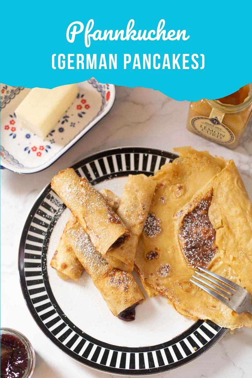 Pfannkuchen or German Pancakes
