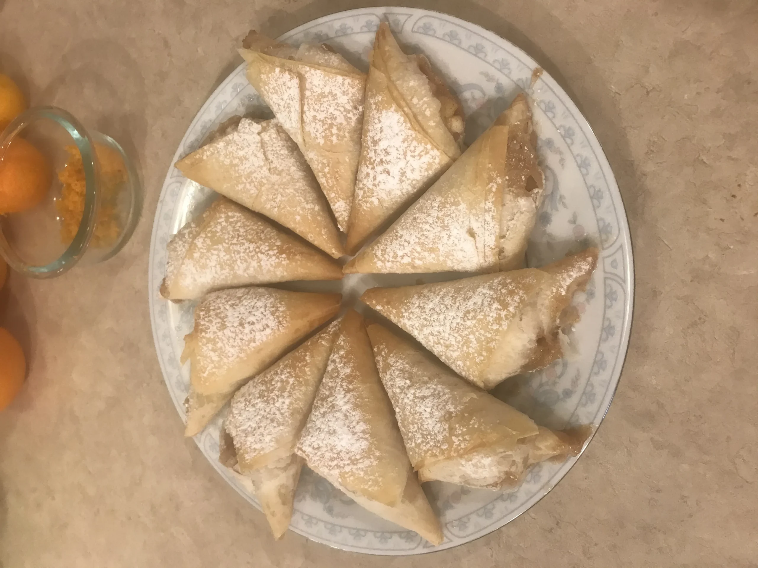 Phyllo Dough Apple Turnovers