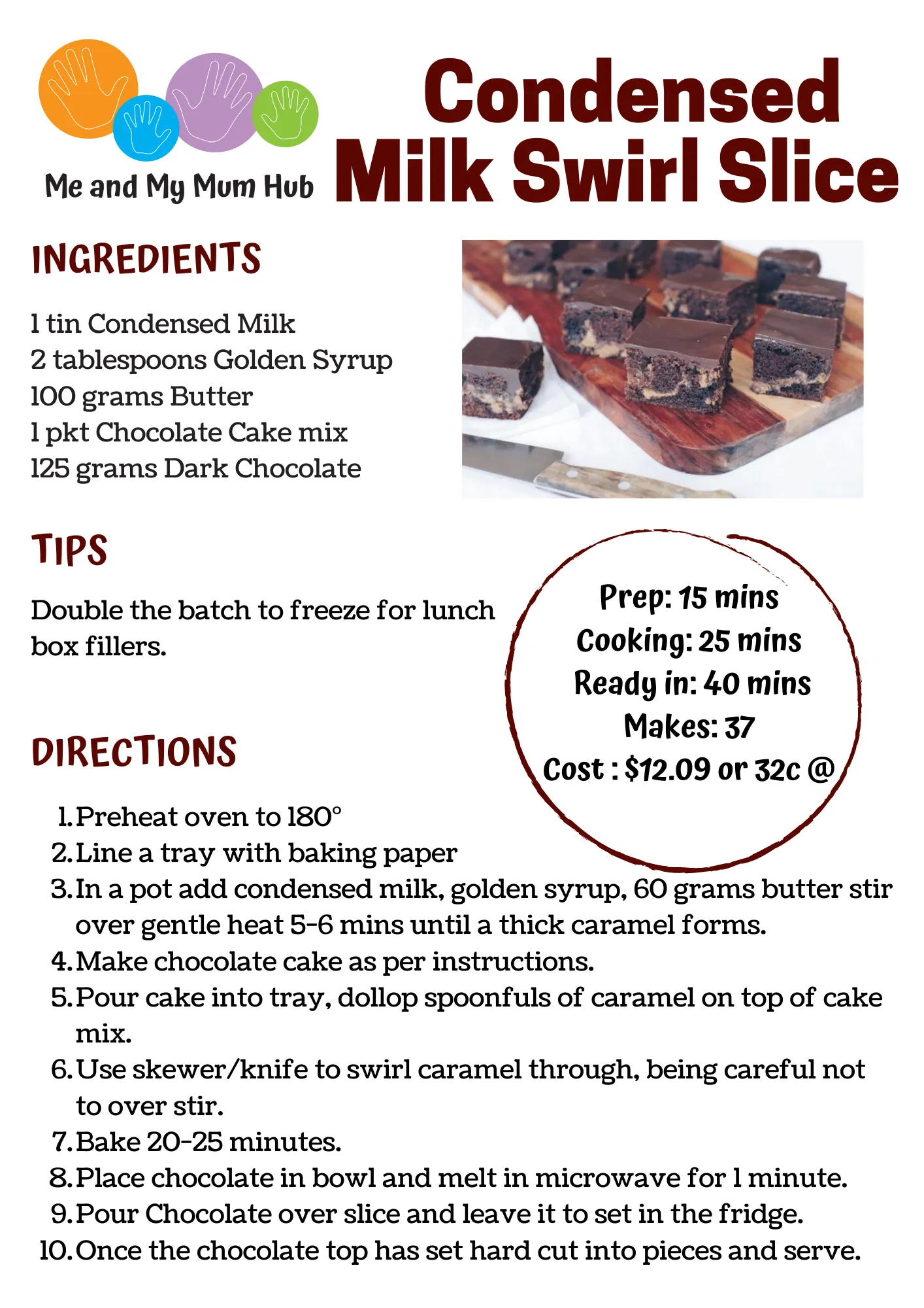 Pinch and Swirl Condensed Milk