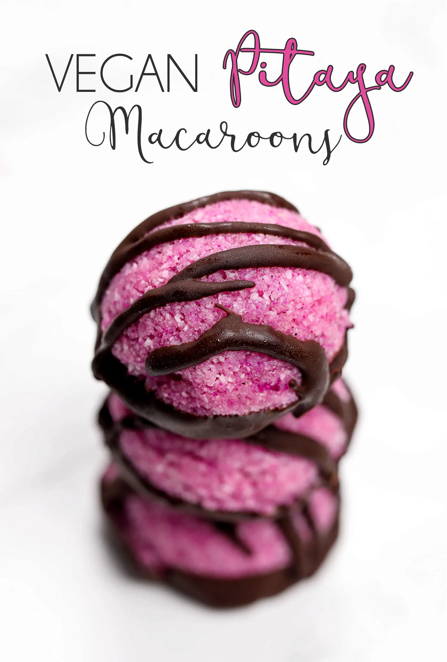 Pitaya Pink Coconut Macaroons