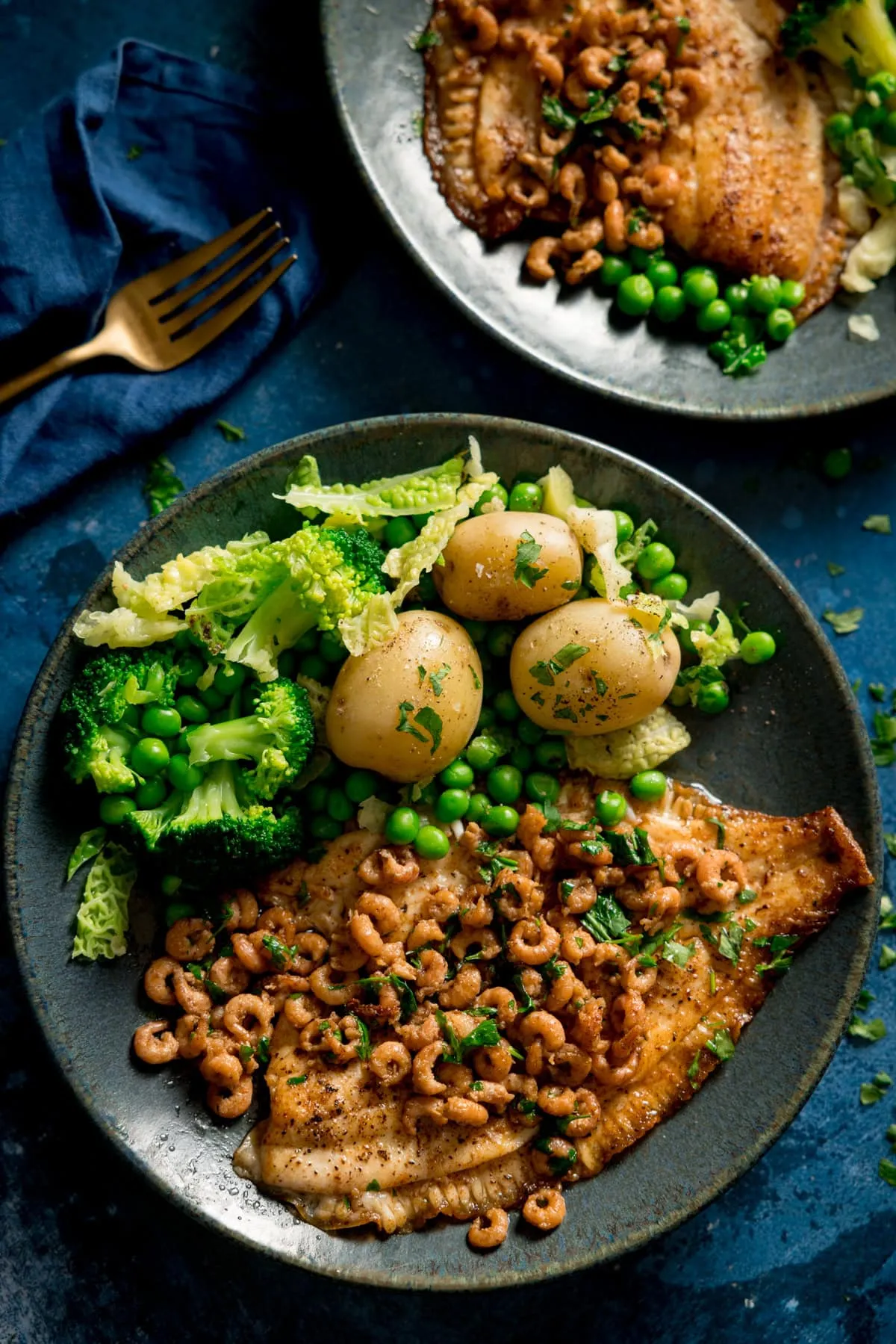 Plaice with Brown Shrimp