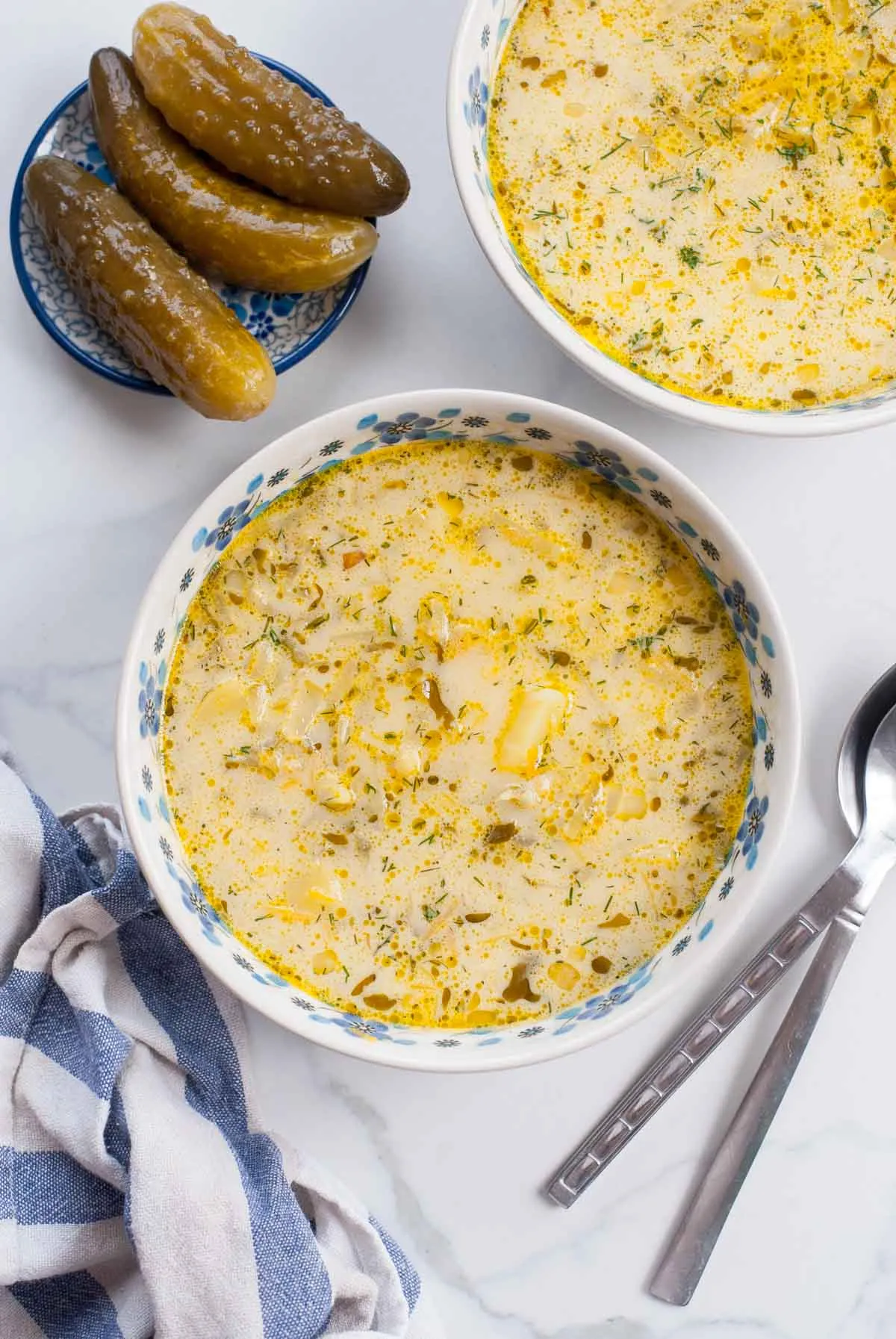 Polish Dill Pickle Soup Ogorkowa