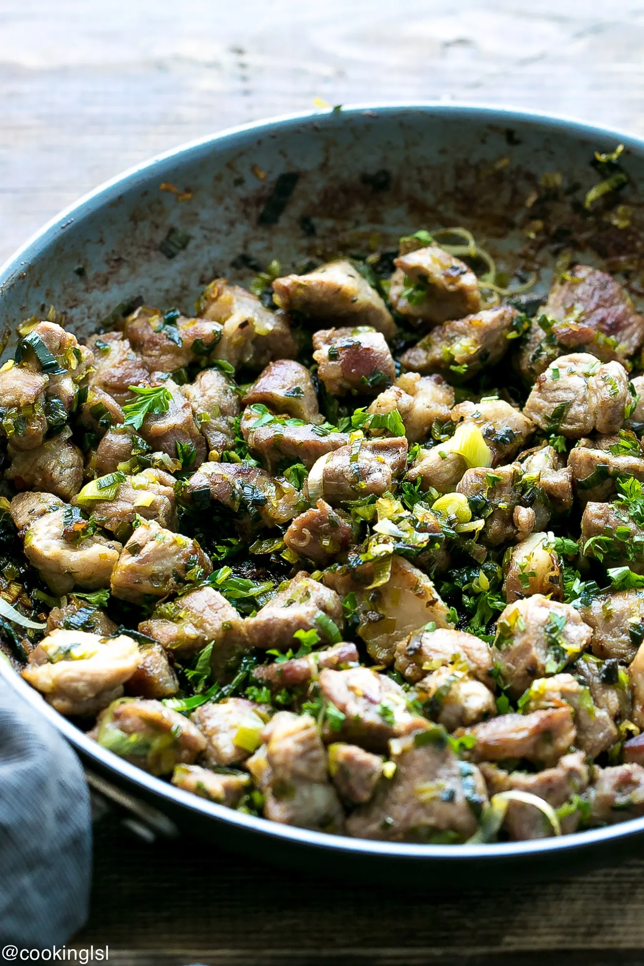 Pork Mince with Leek and Bacon
