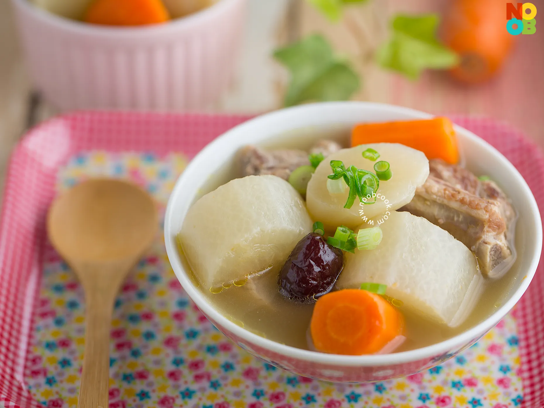 Pork Rib Soup with Daikon