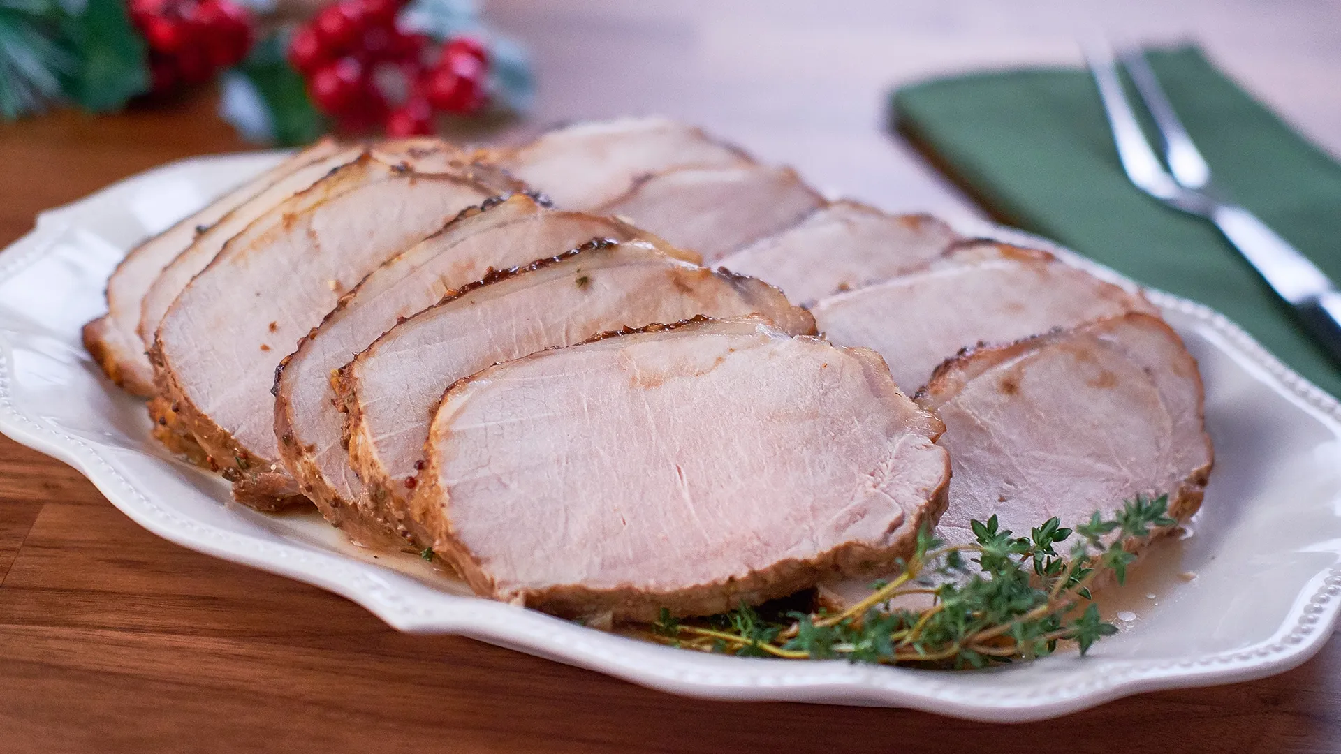 Pork Roast with Dijon Glaze