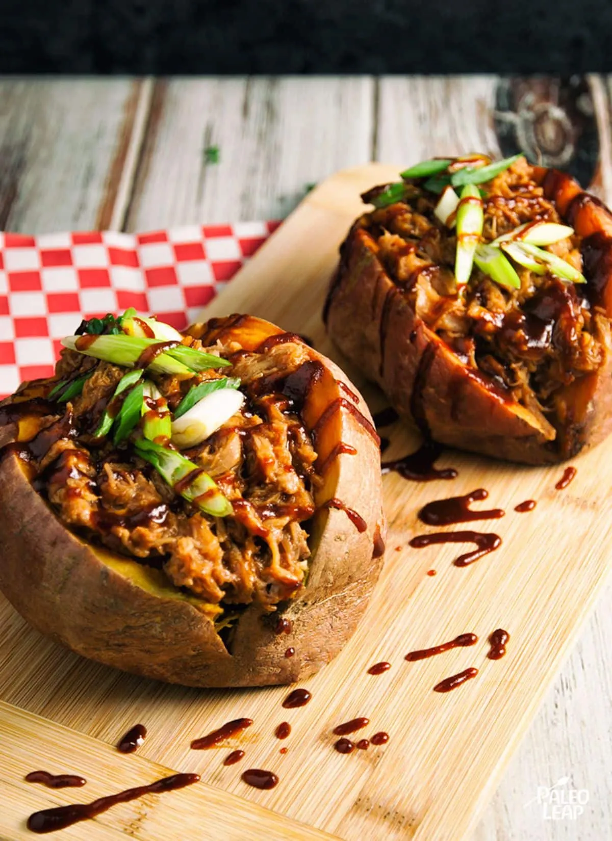 Pork Stuffed Sweet Potatoes