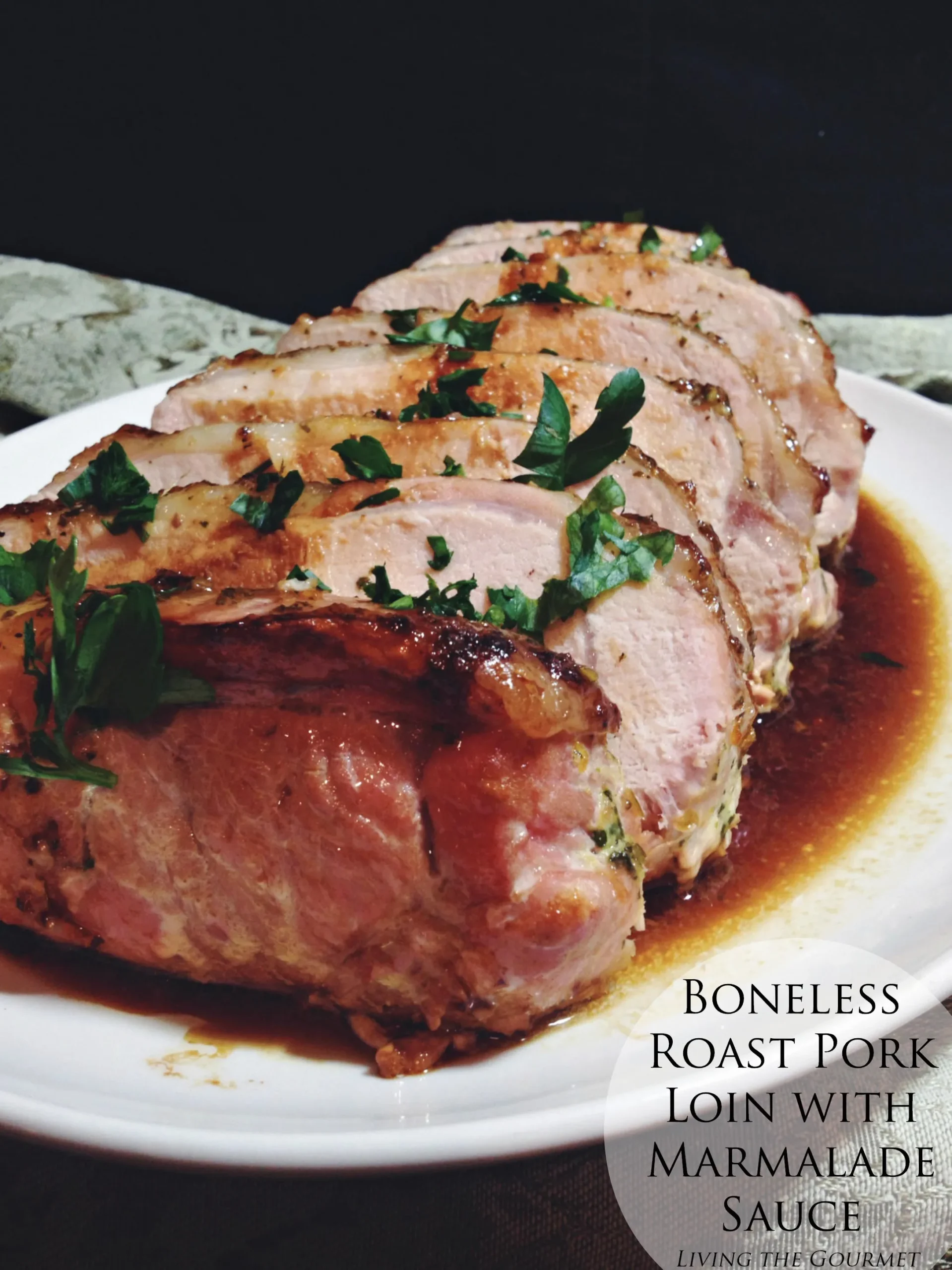 Pork Tenderloin with Balsamic Marmalade Sauce