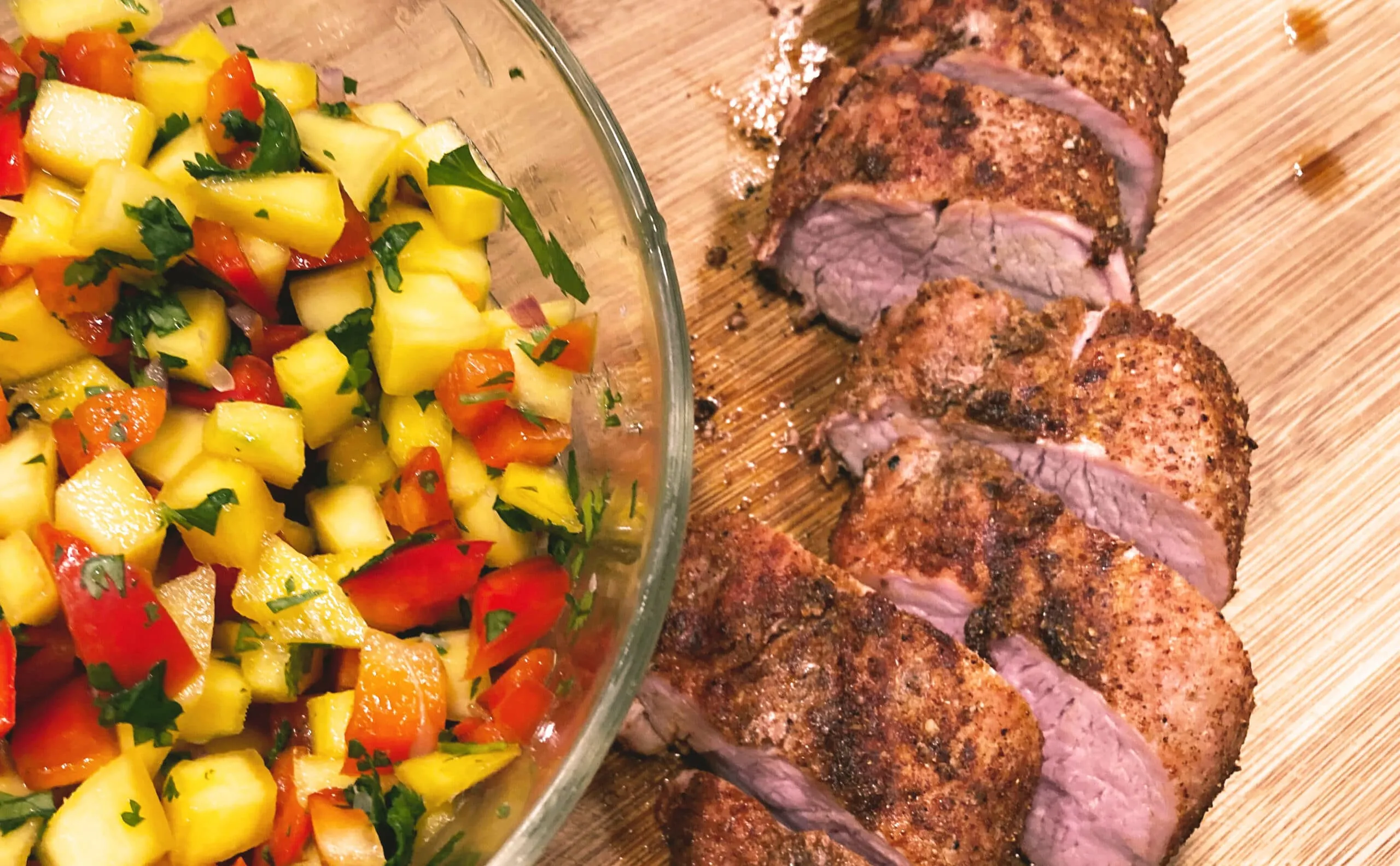 Pork Tenderloin with Mango Salsa
