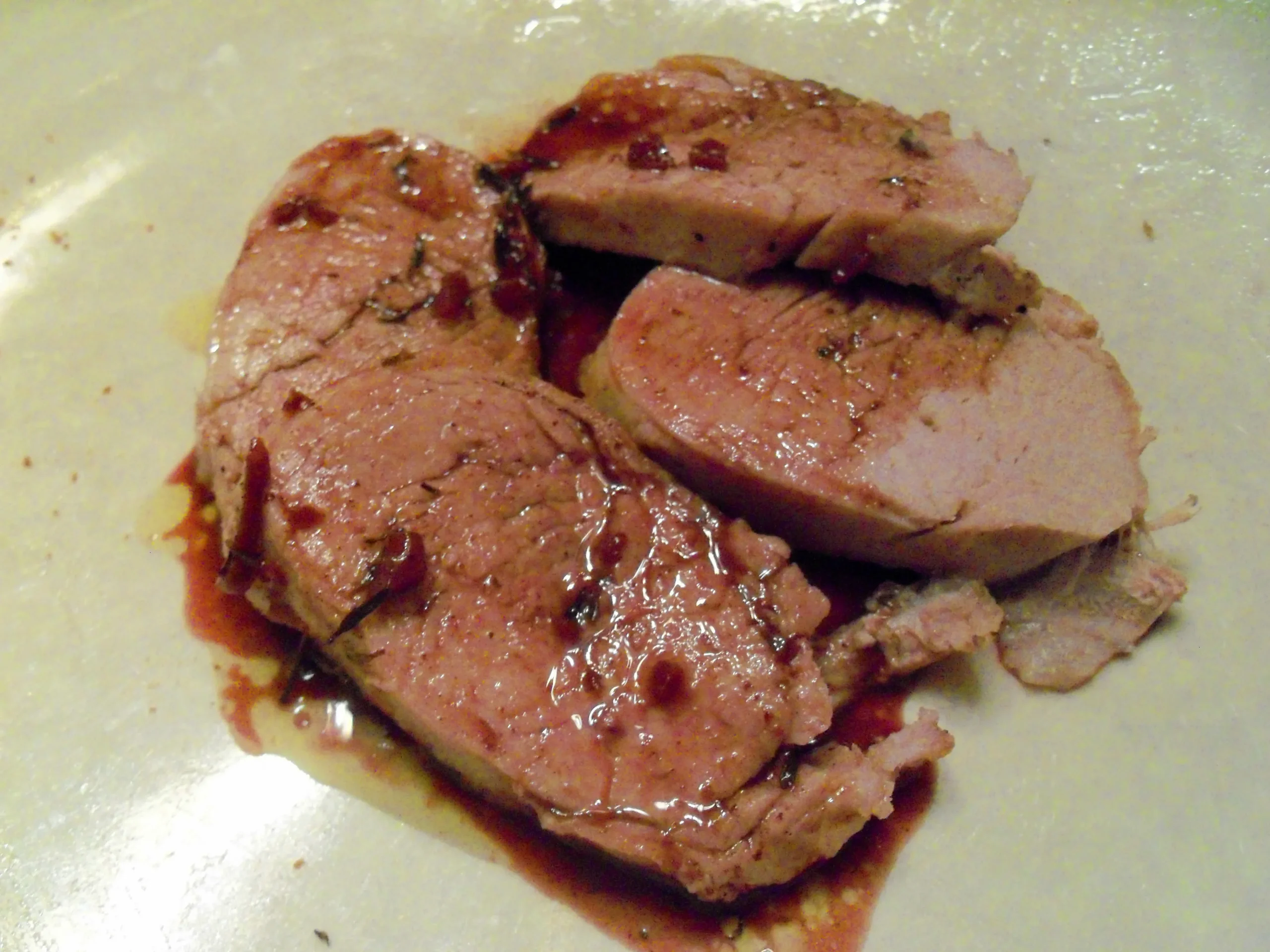 Pork Tenderloin with Pomegranate Pan Sauce
